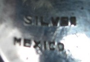 Silver Mexico Leaf Brooch Vintage 3 1/4 Inch