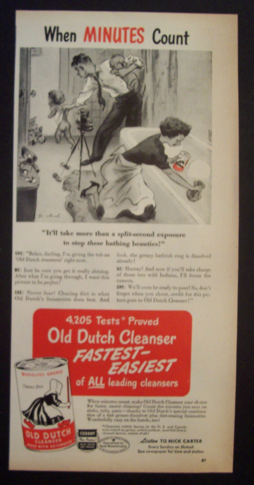 1947 Old Dutch Cleanser