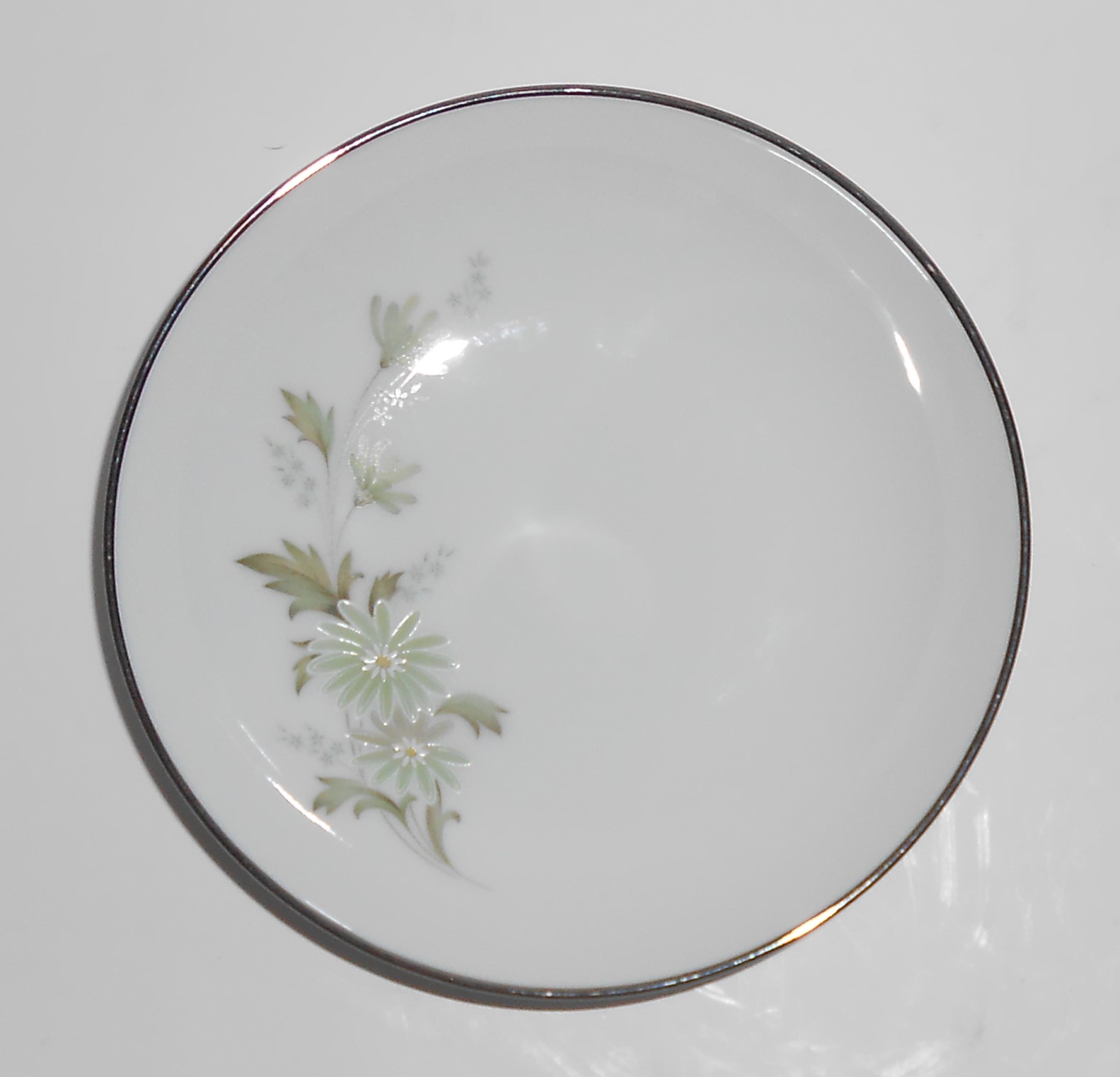 Noritake China Porcelain Soroya 6853 Platinum Band Frui