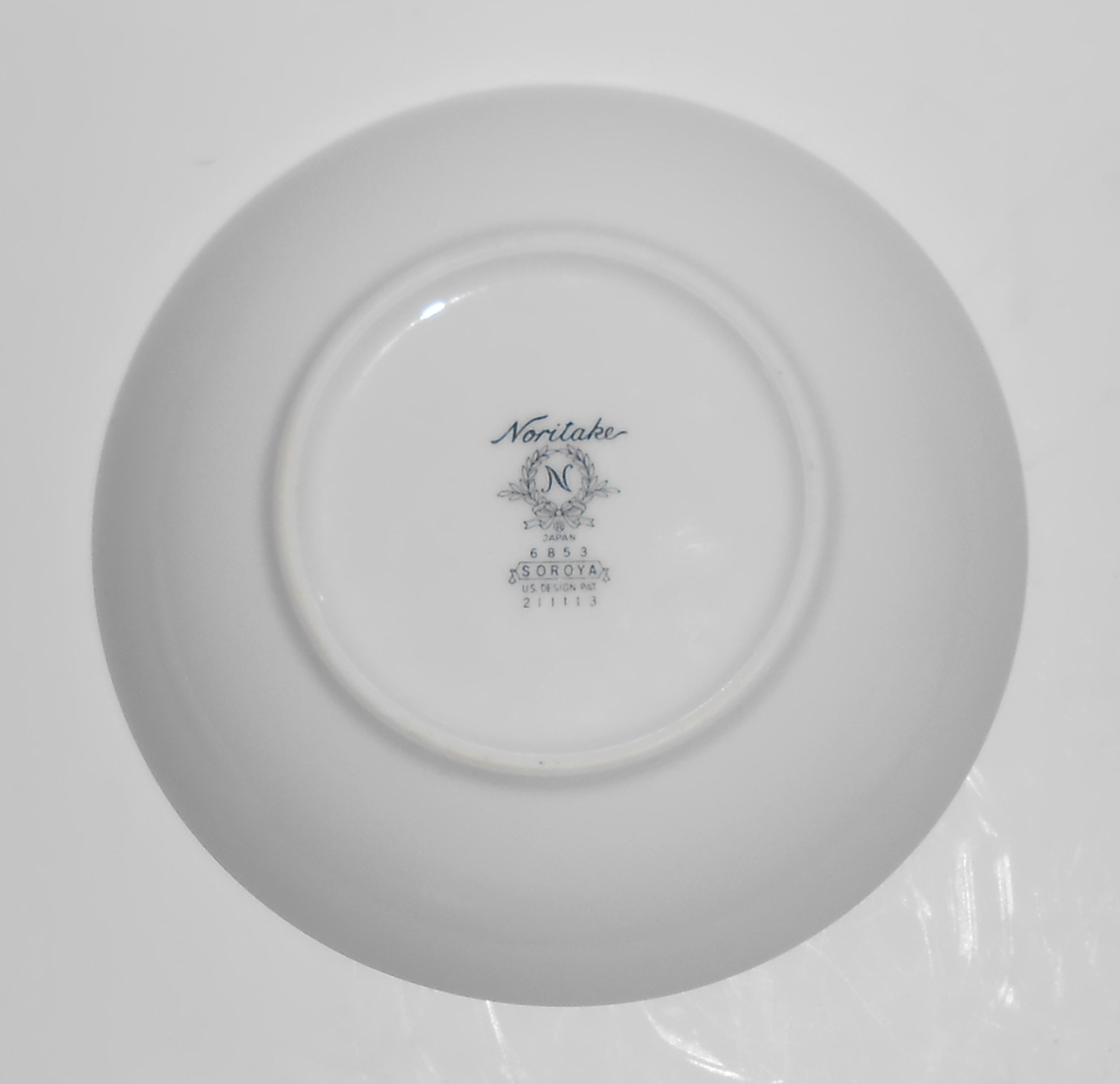 Noritake China Porcelain Soroya 6853 Platinum Band Frui