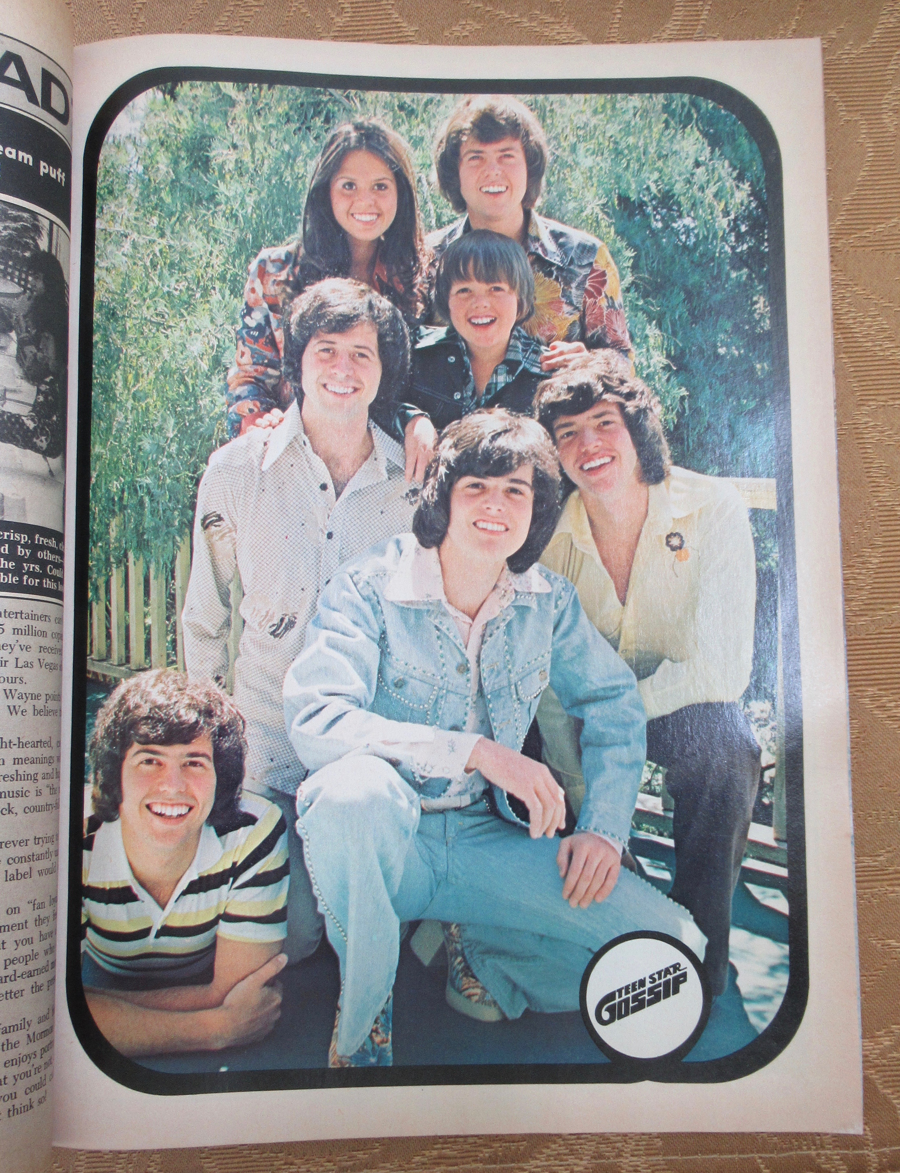 Teen Star Gossip Magazine December 1974 Patten & Osmond