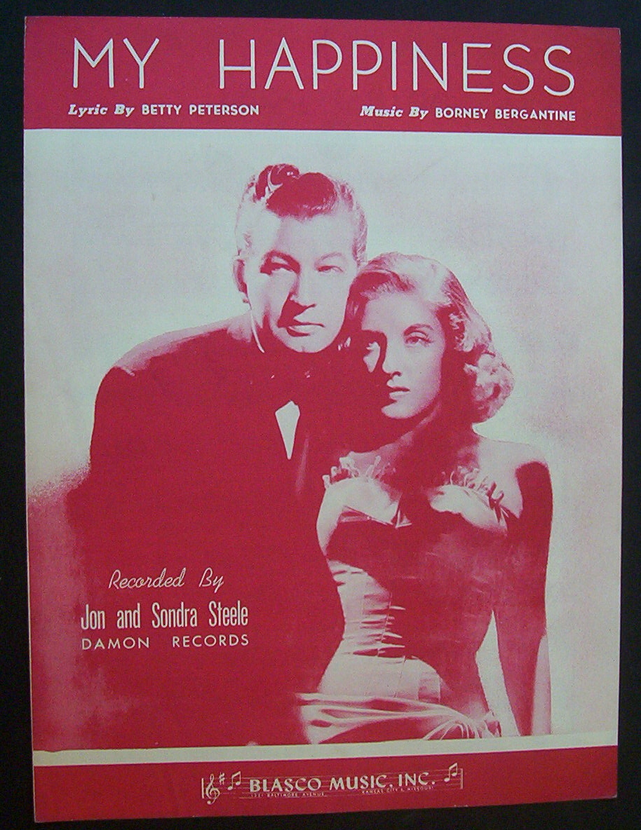 Sheet Music For 1933 My Happiness