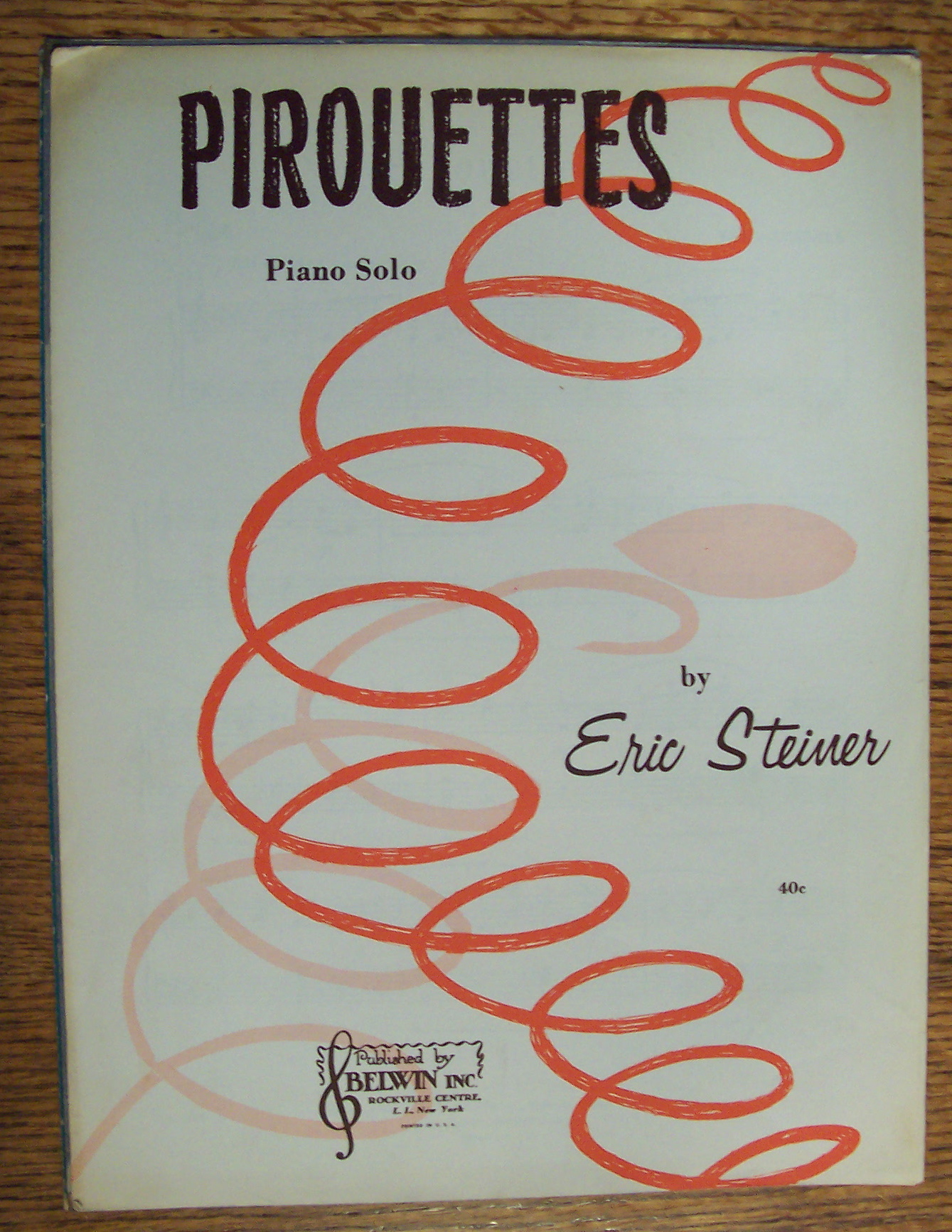 Sheet Music For 1964 Pirouettes