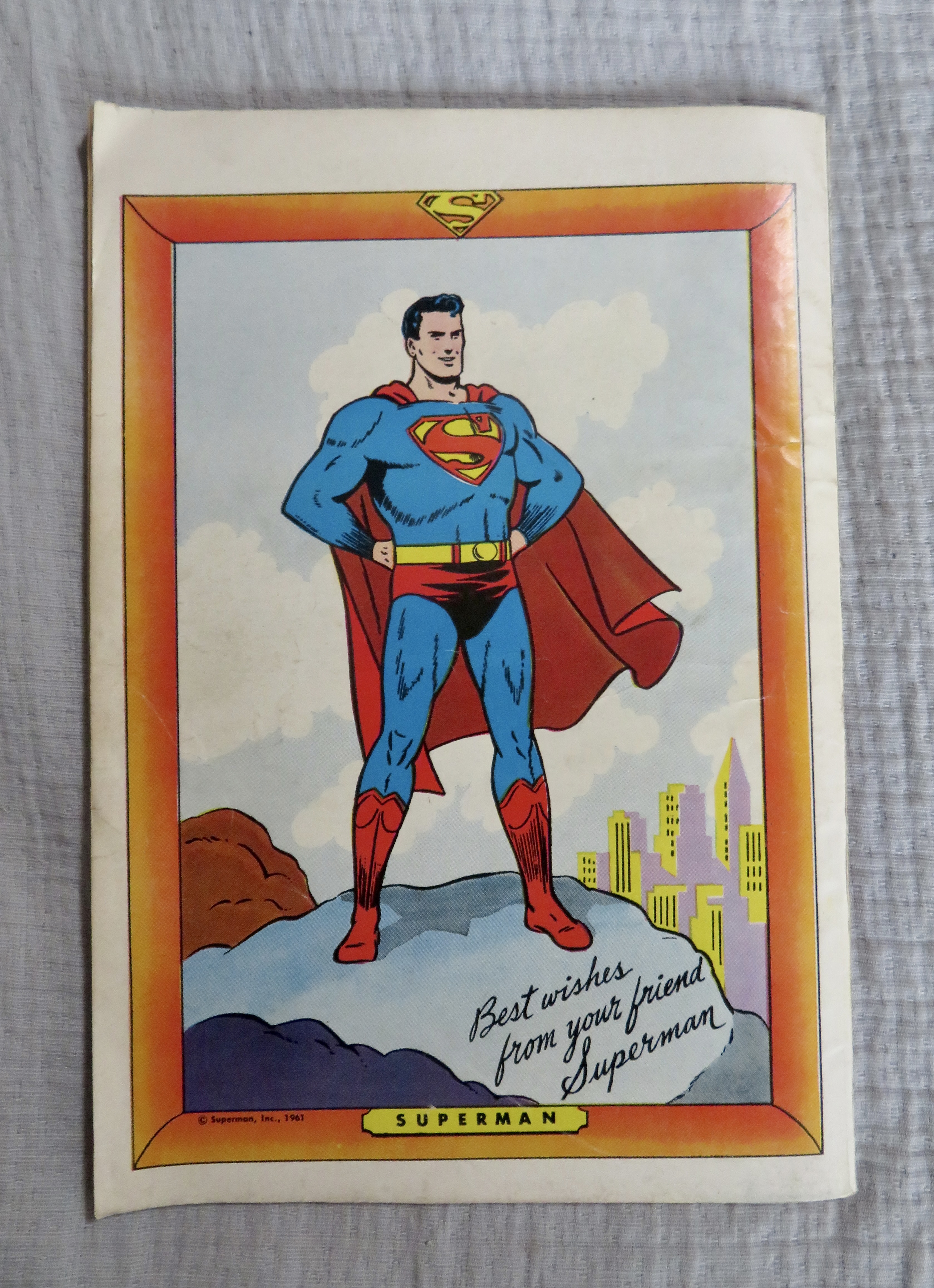 Giant Superman Annual Comic 1961 Strange Lives Superman