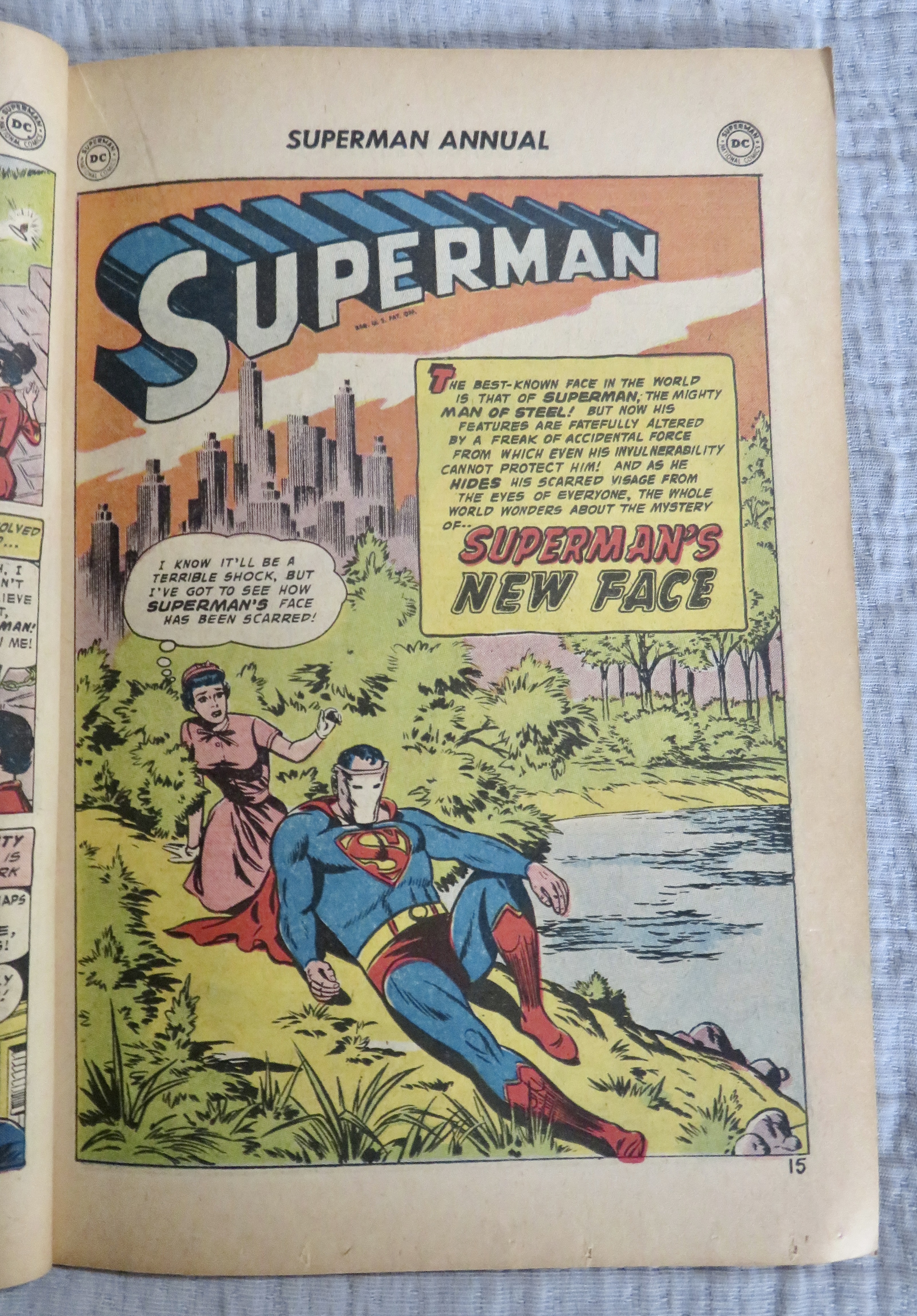 Giant Superman Annual Comic 1961 Strange Lives Superman