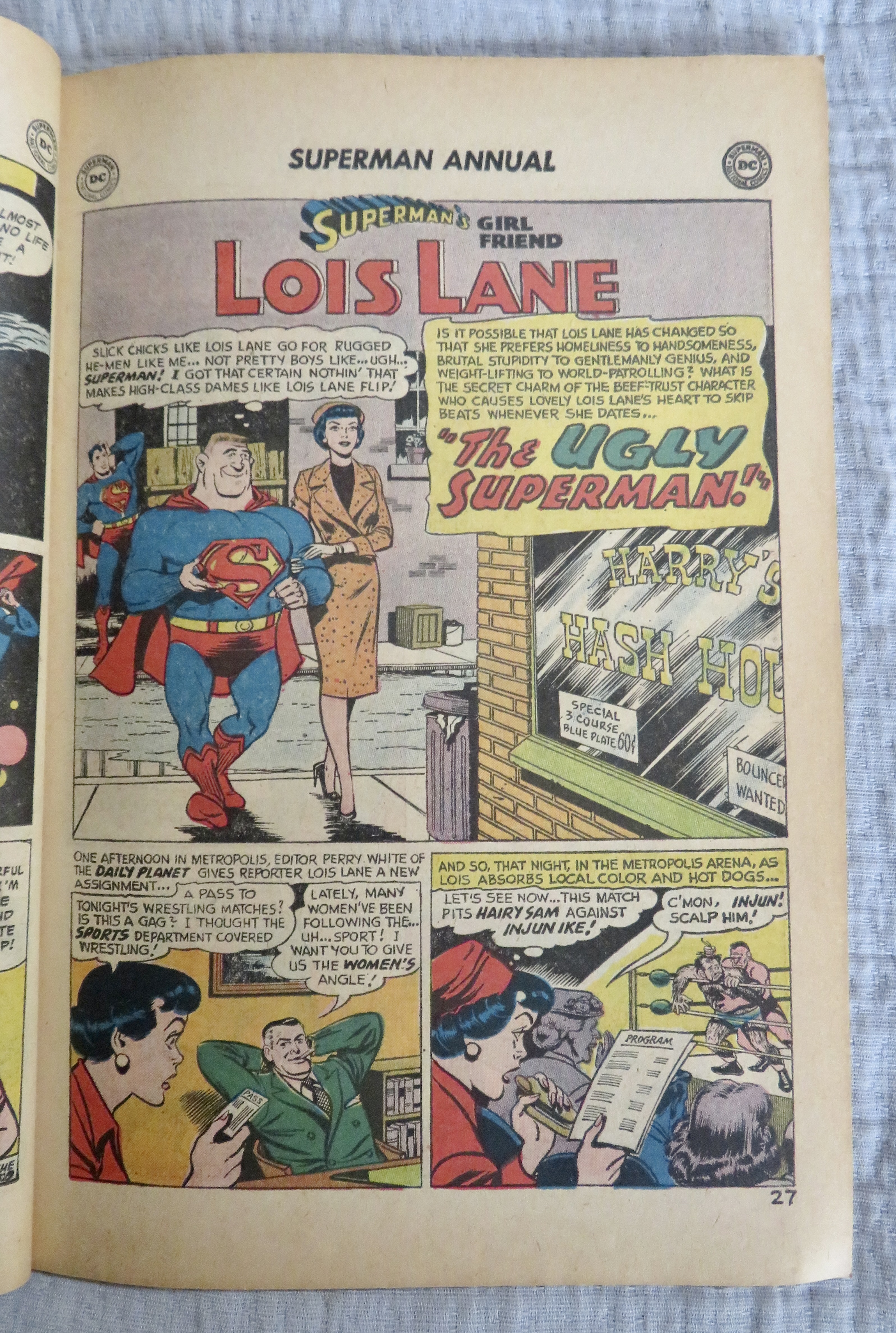 Giant Superman Annual Comic 1961 Strange Lives Superman