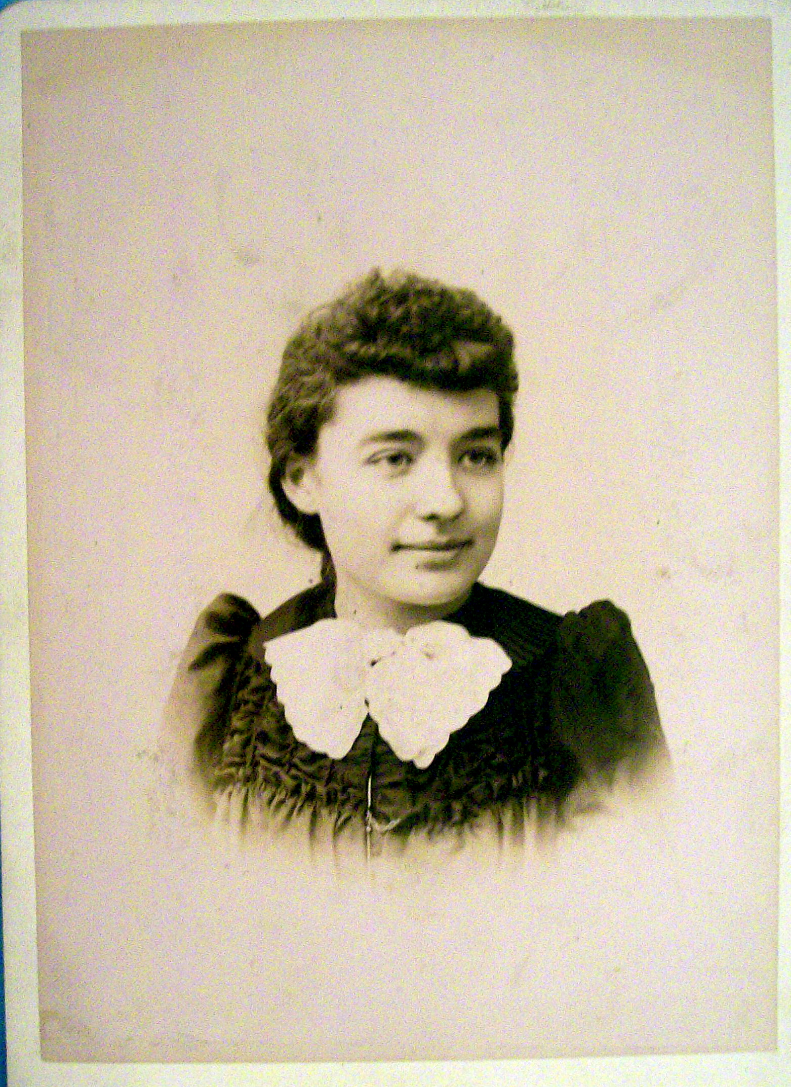 Straight A's - Cabinet Photo of an Intelligent Girl