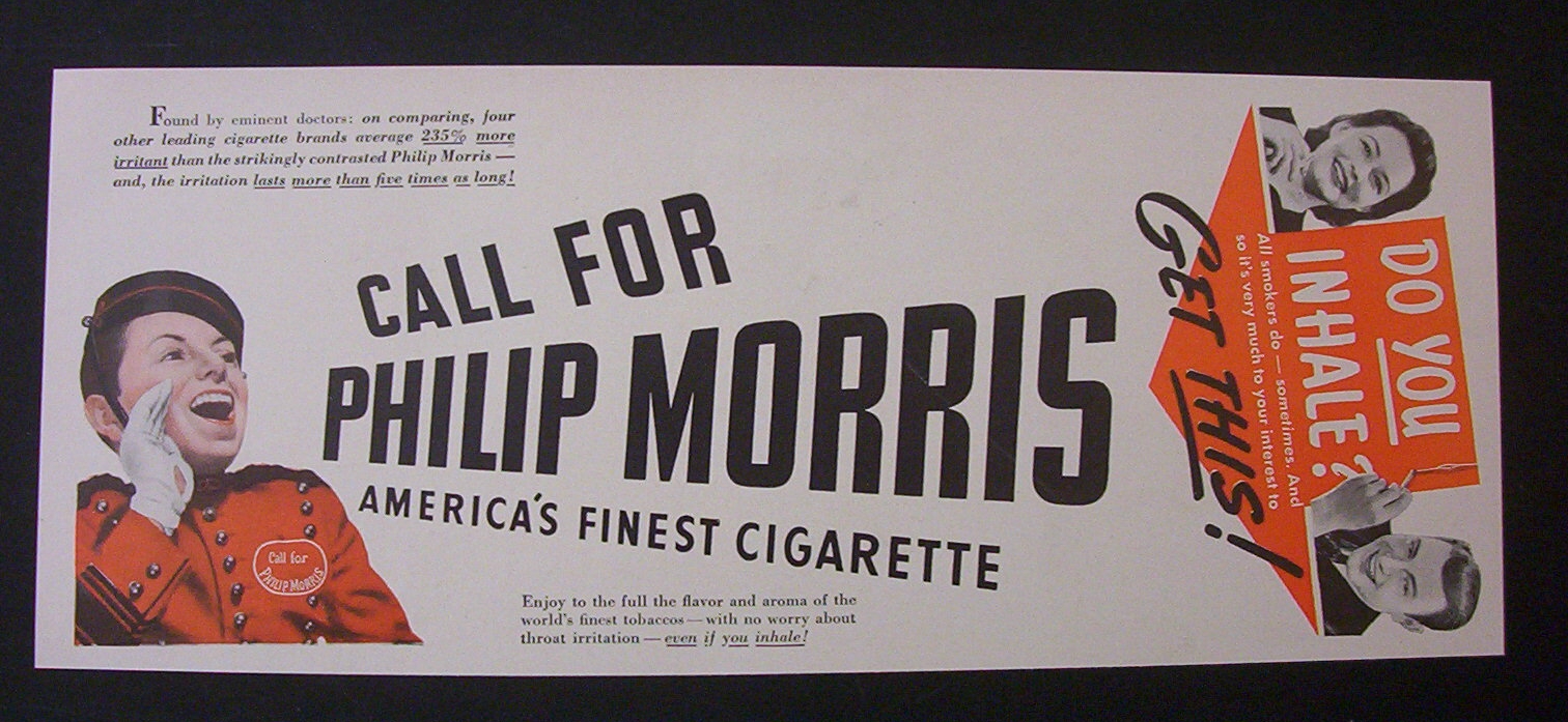 1951 Philip Morris Cigarettes
