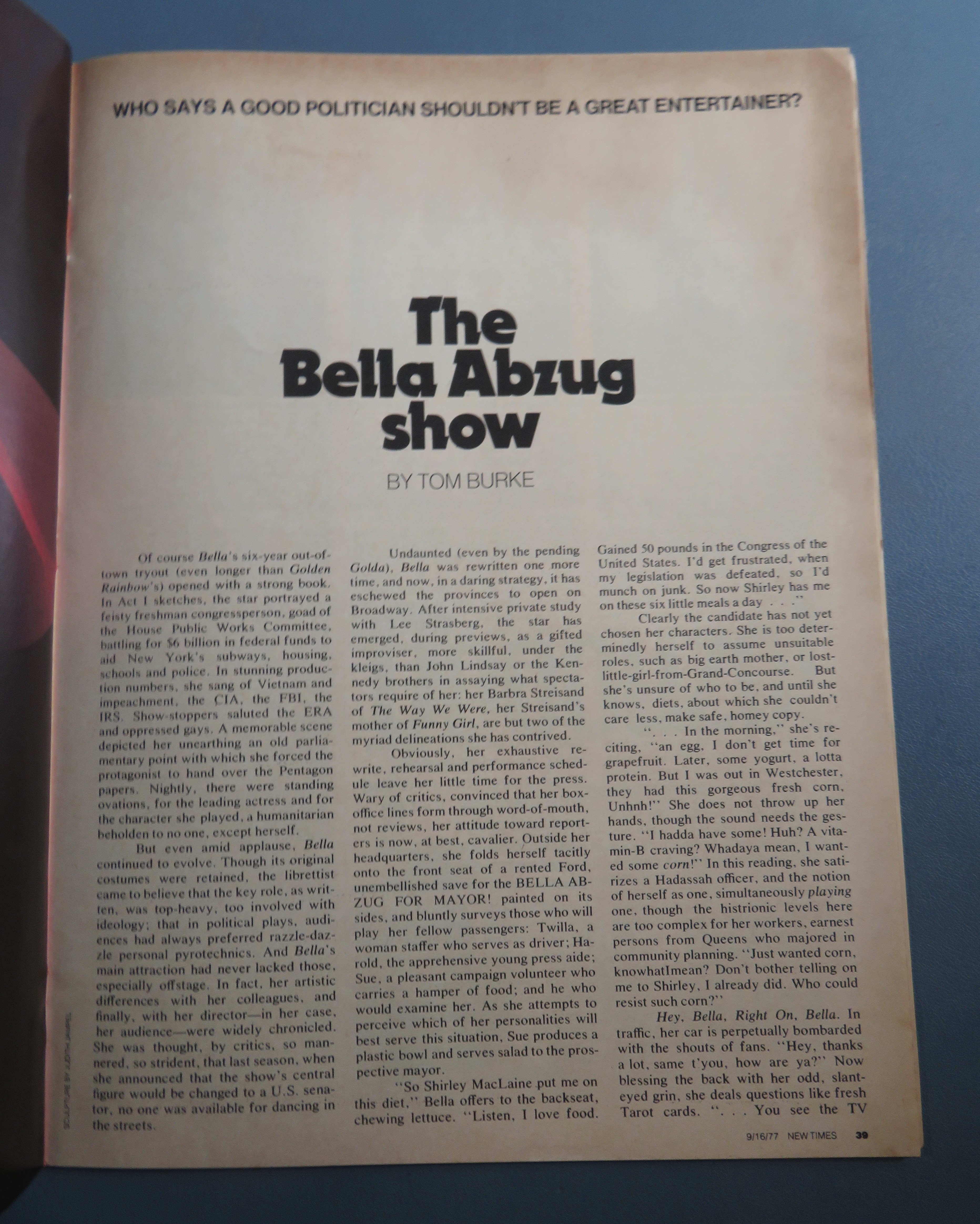 New Times Magazine September 16, 1977 Ted Turner
