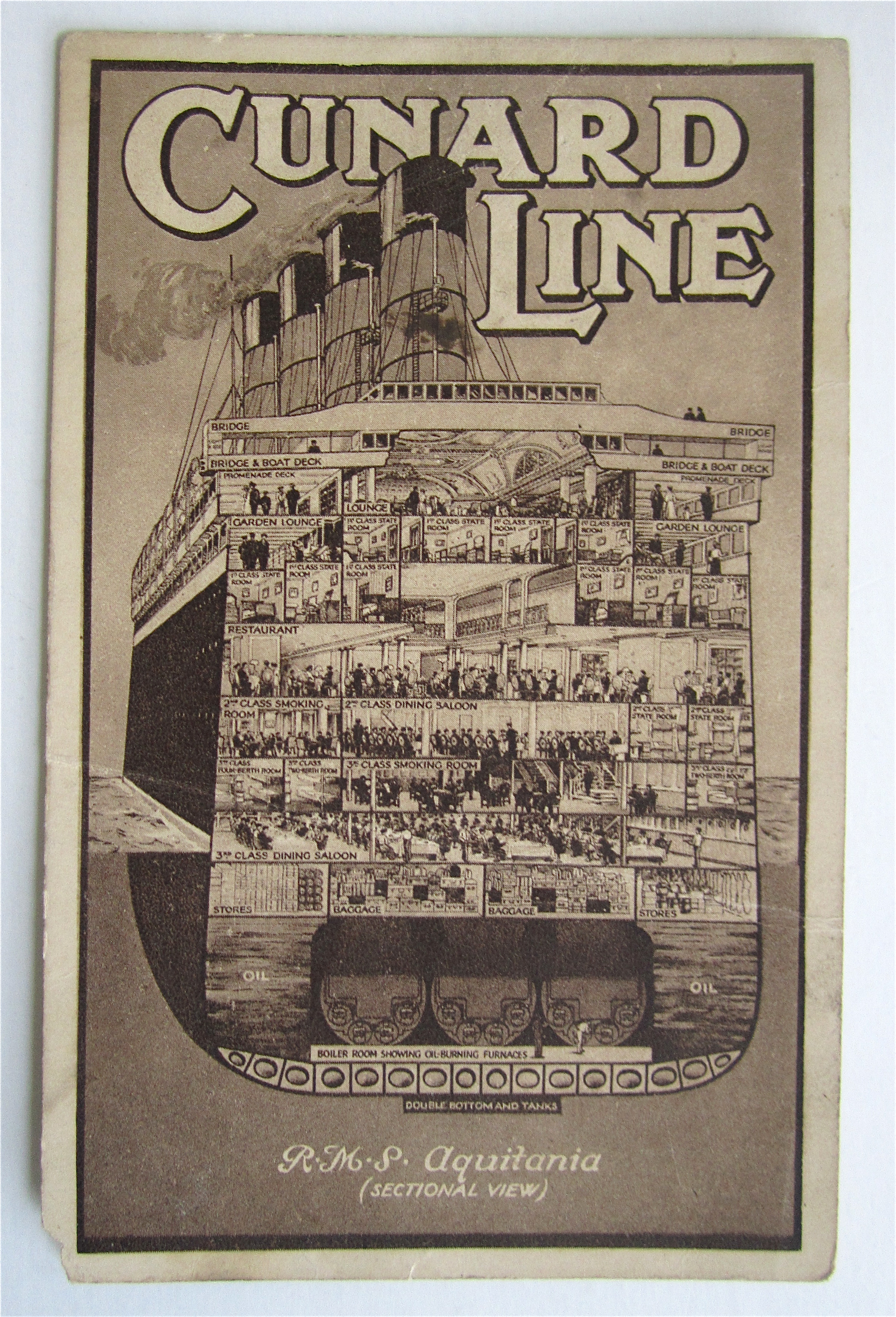 Cunard Line Postcard