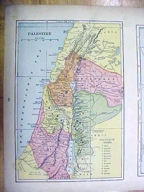 Antique Map Manitoba/British Columbia/Porto Rico 1902