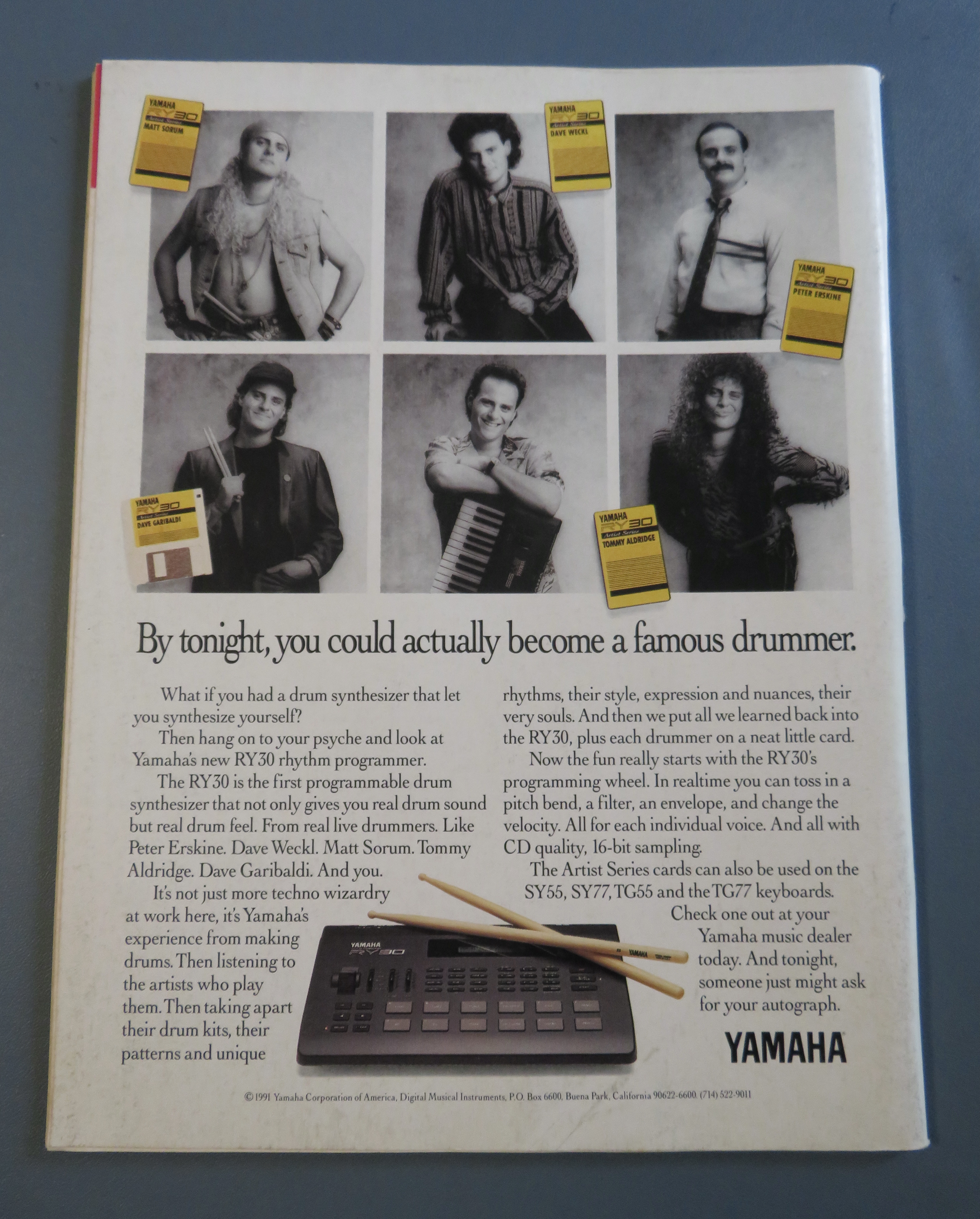 Musician Magazine December 1991 Miles Davis