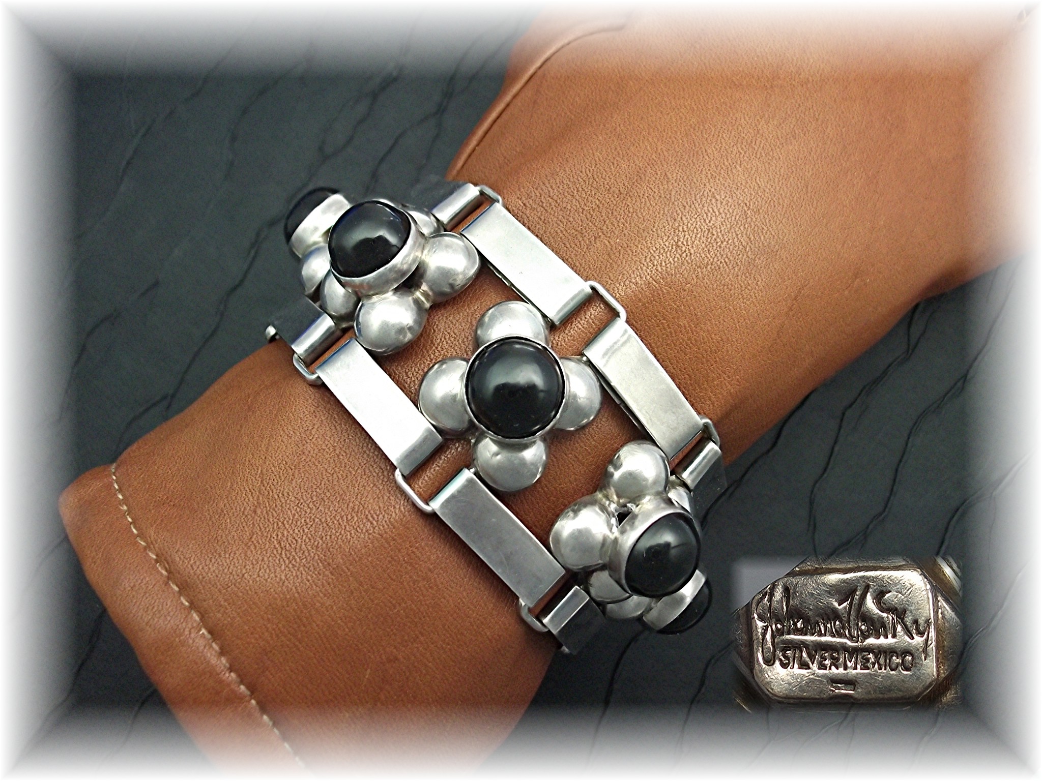 Taxco Silver Amethyst JOANA VAN RYN Bracelet