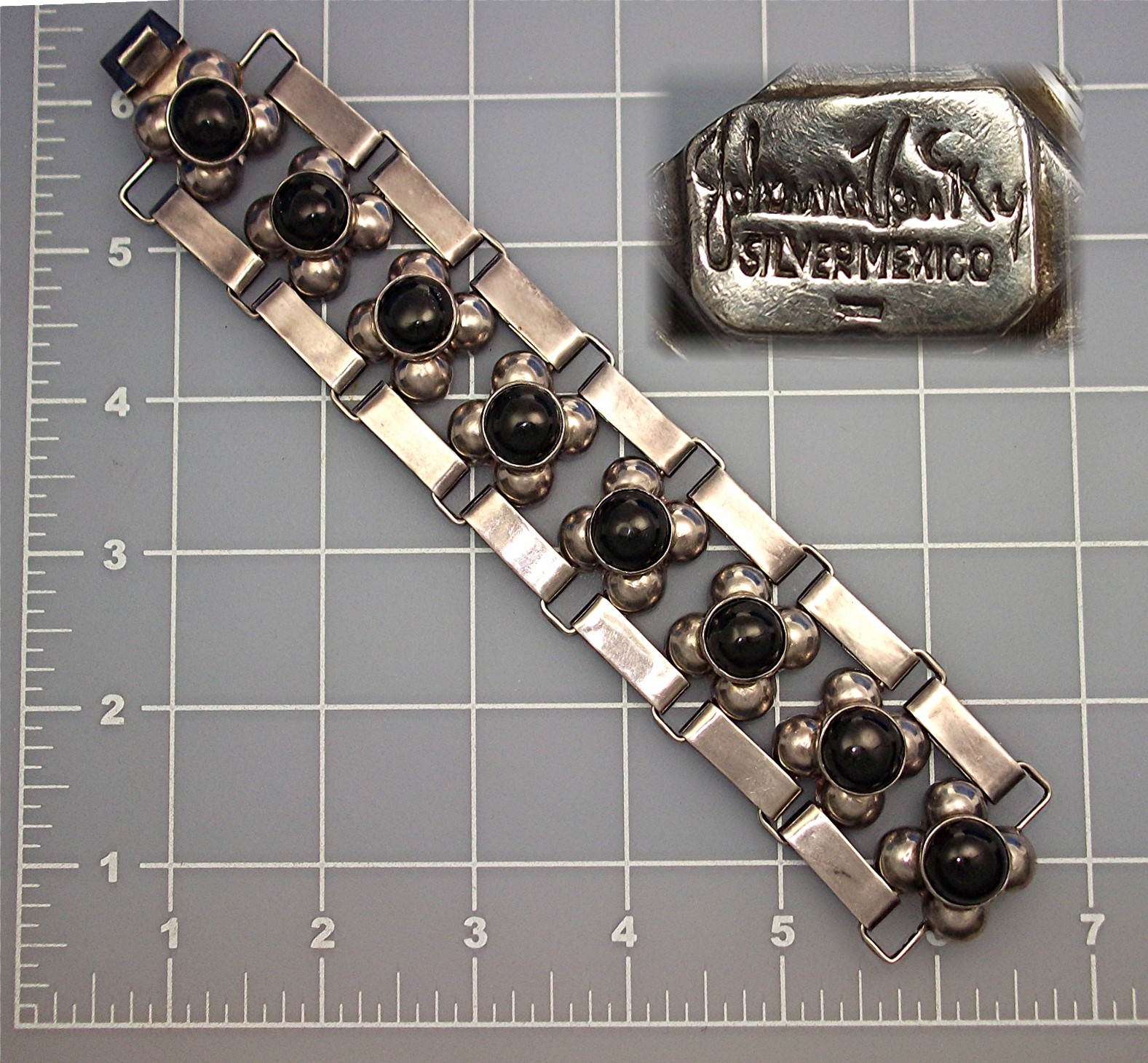 Taxco Silver Amethyst JOANA VAN RYN Bracelet