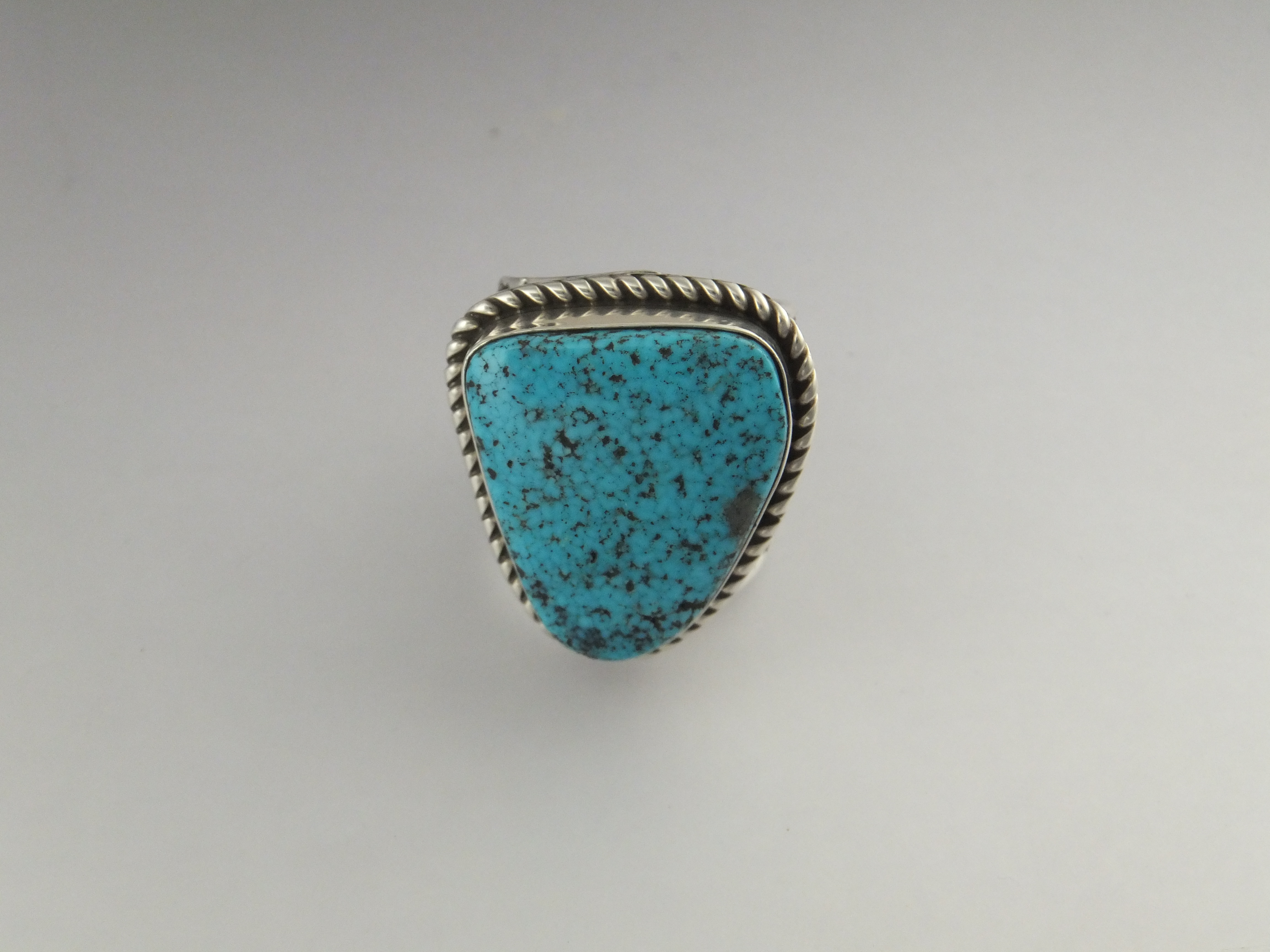 Navajo Sterling Silver Turquoise Ring ALEX SANCHEZ
