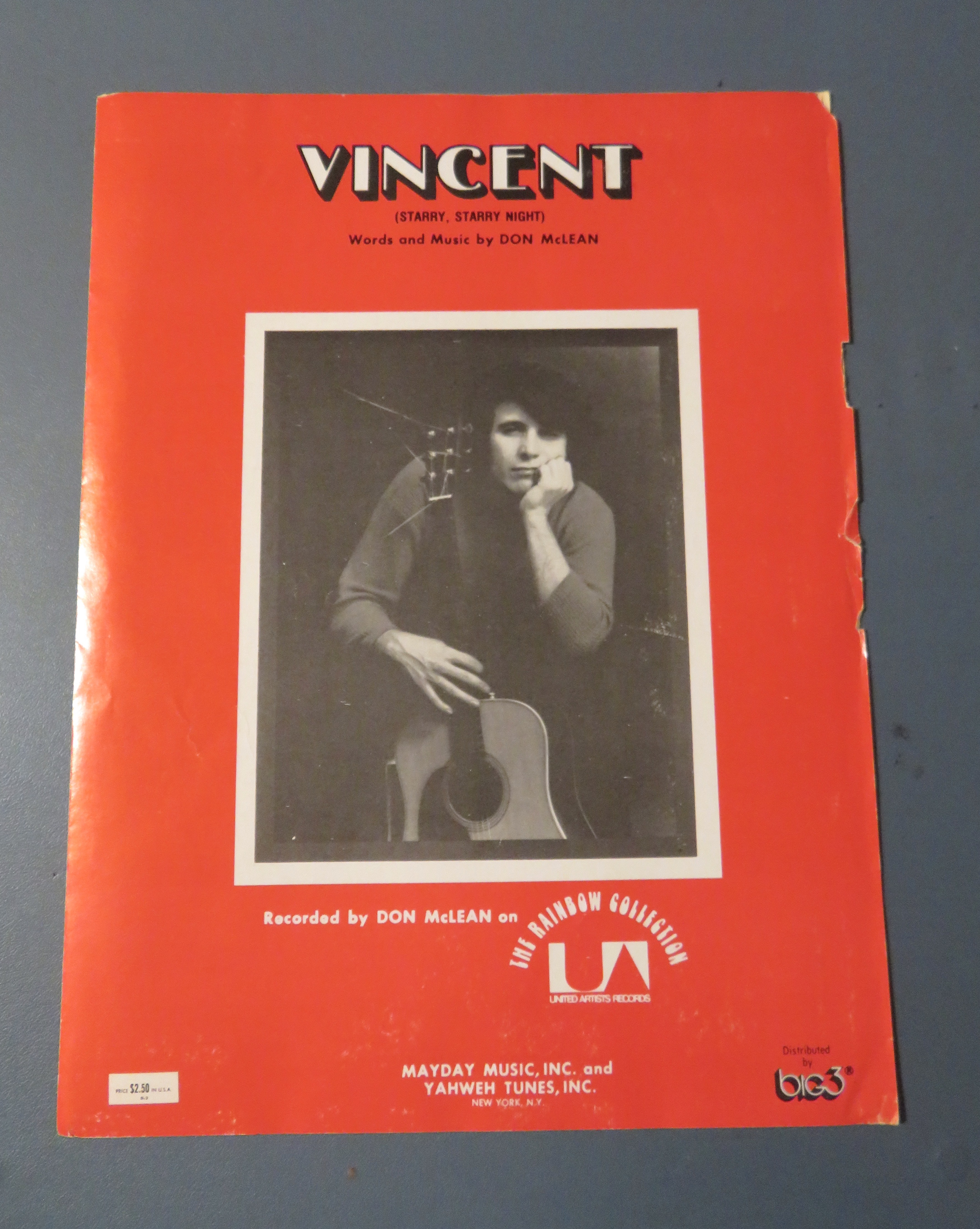 1972 Vincent (Starry, Starry Night) Don McLean