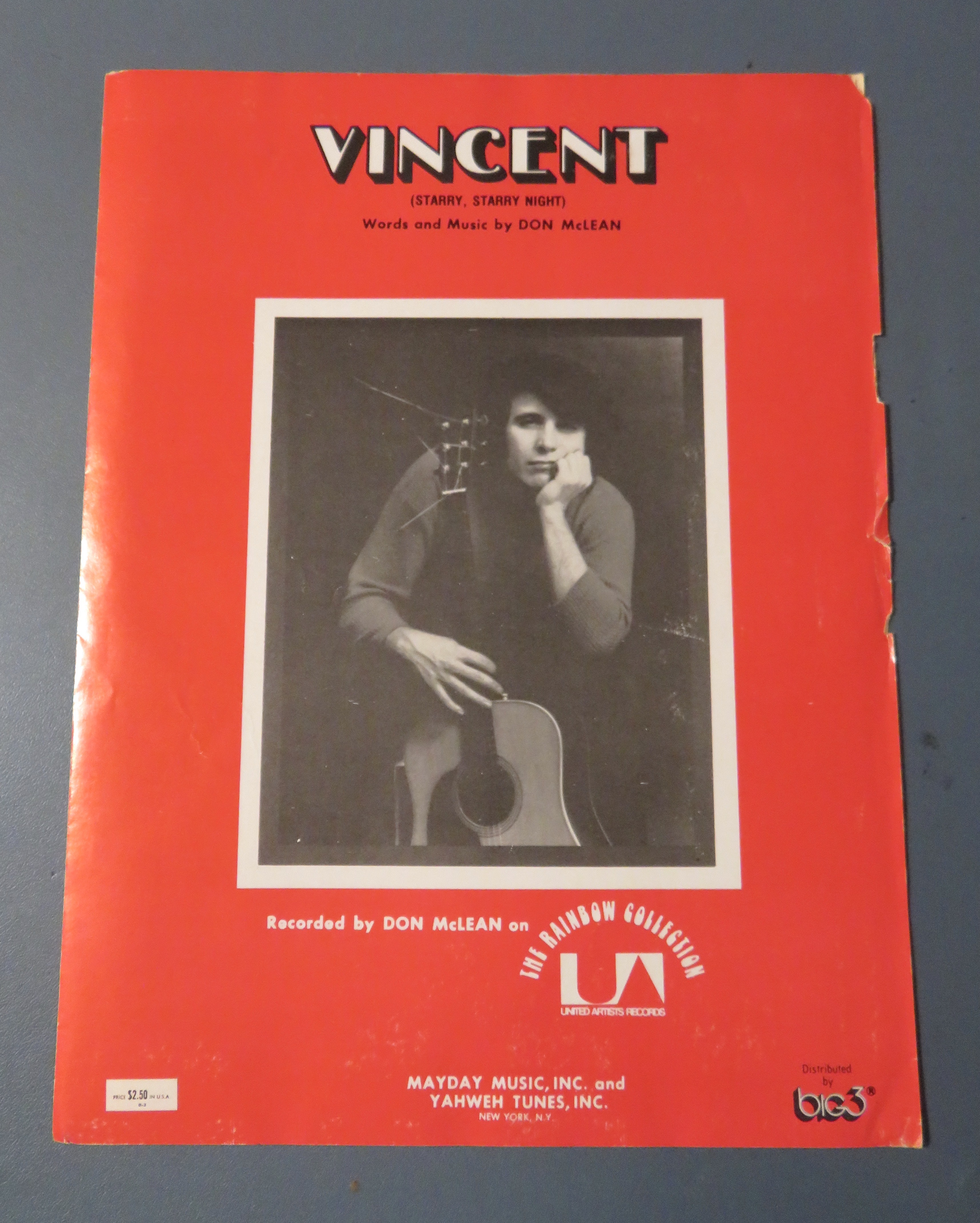 1972 Vincent (Starry, Starry Night) Don McLean