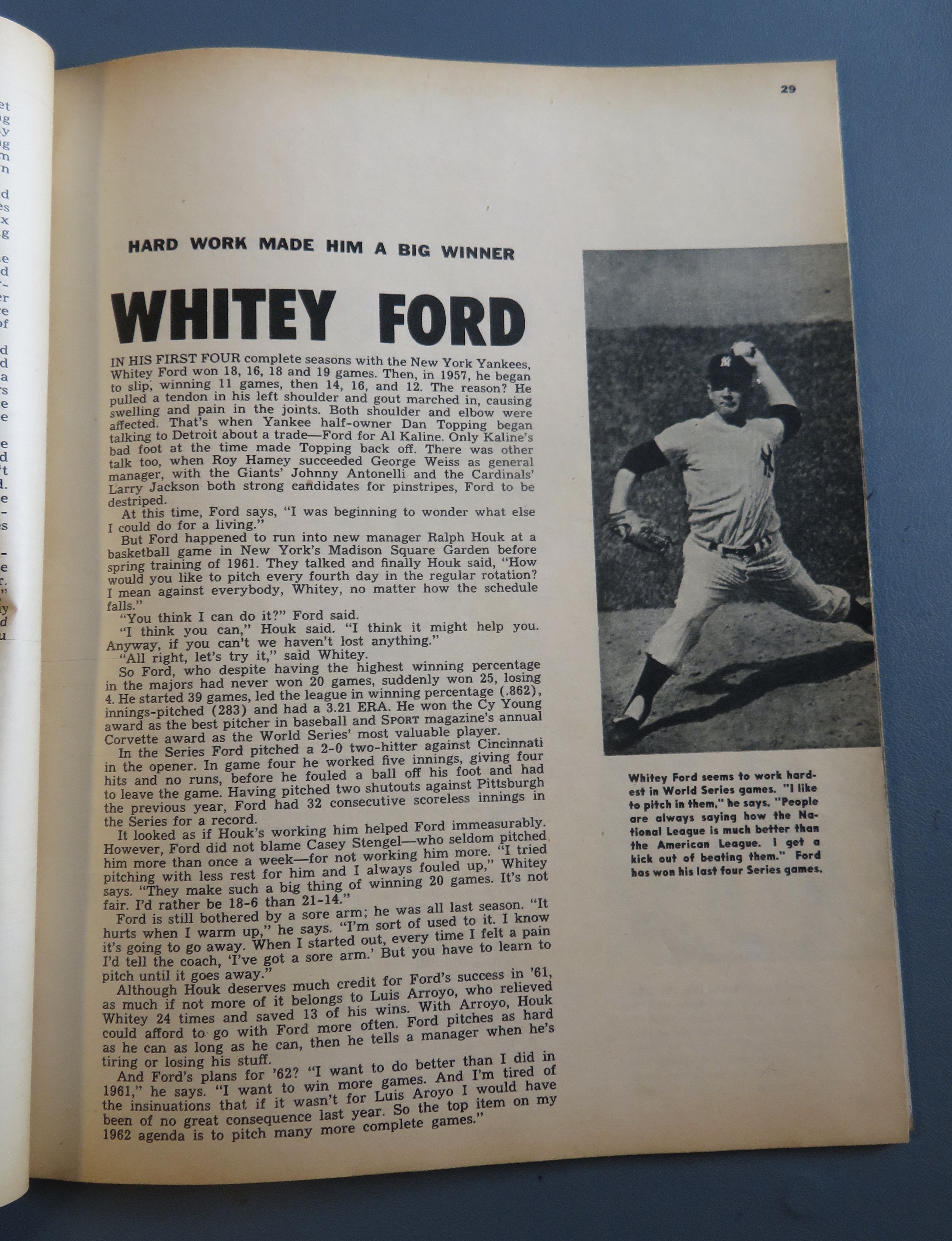Who's Best In Sports '62 Magazine 1962 Unitas/Spahn