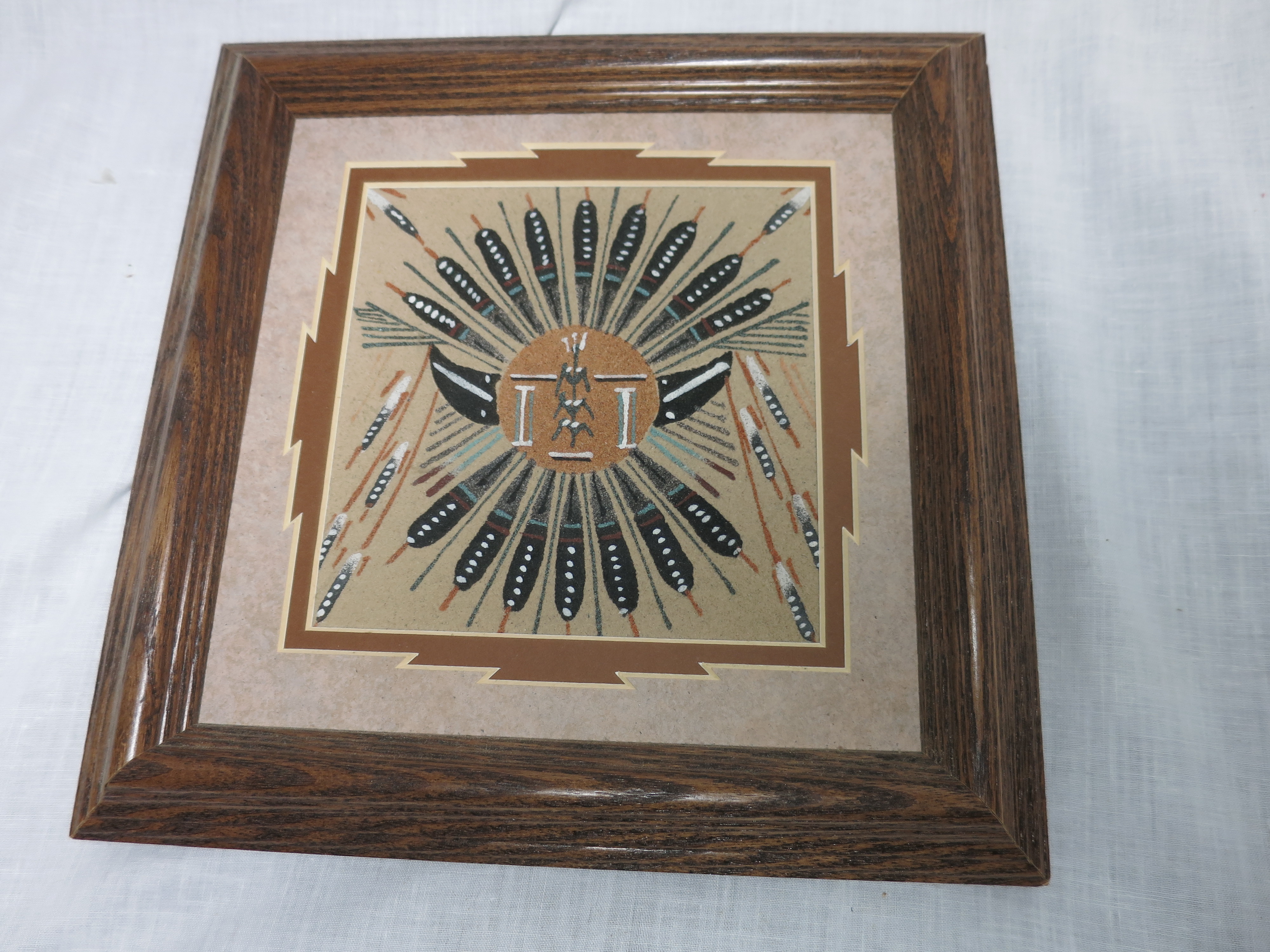 Navajo Sand Painting Artist Diane Thomas Sun Eagle