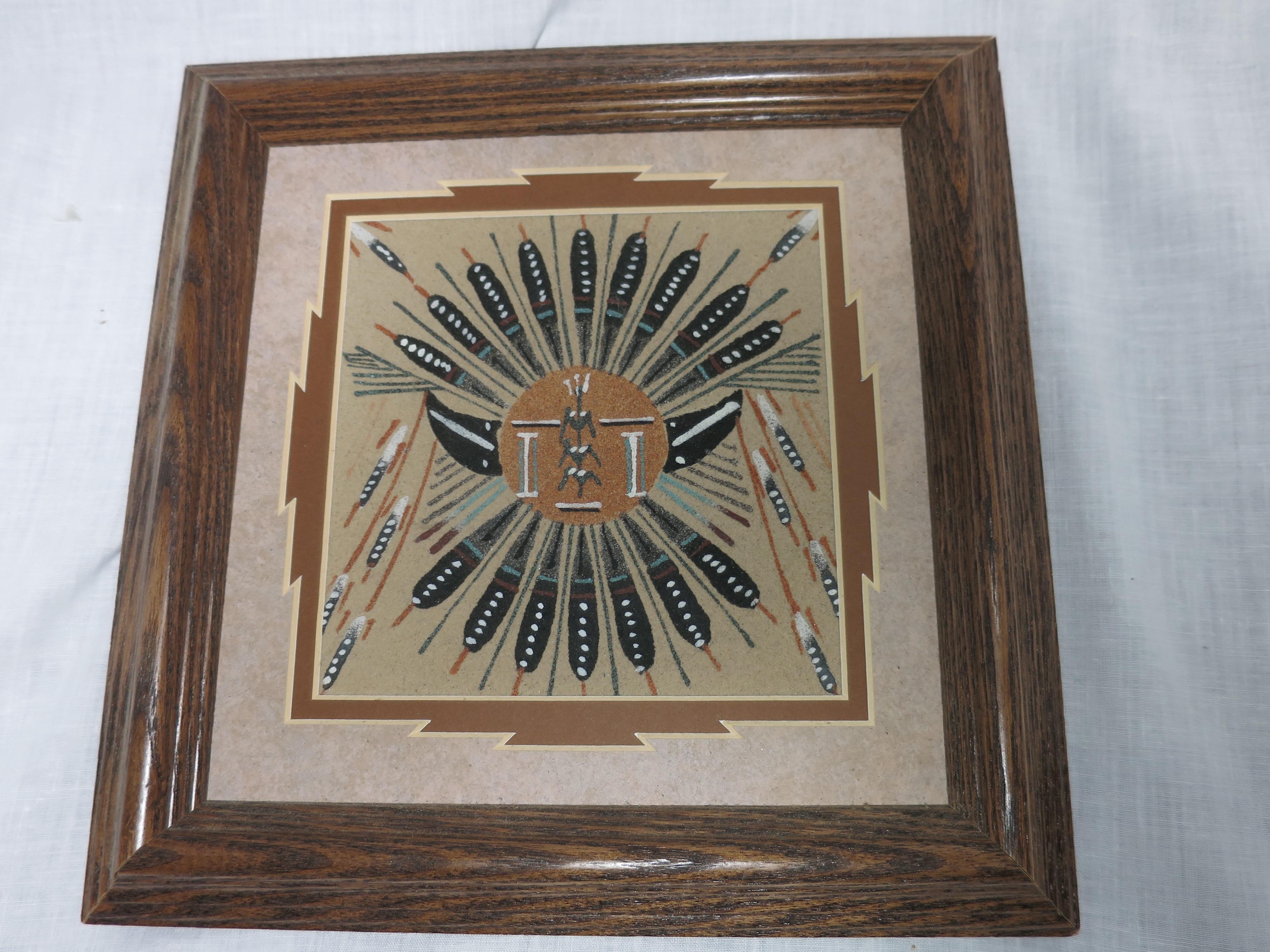 Navajo Sand Painting Artist Diane Thomas Sun Eagle