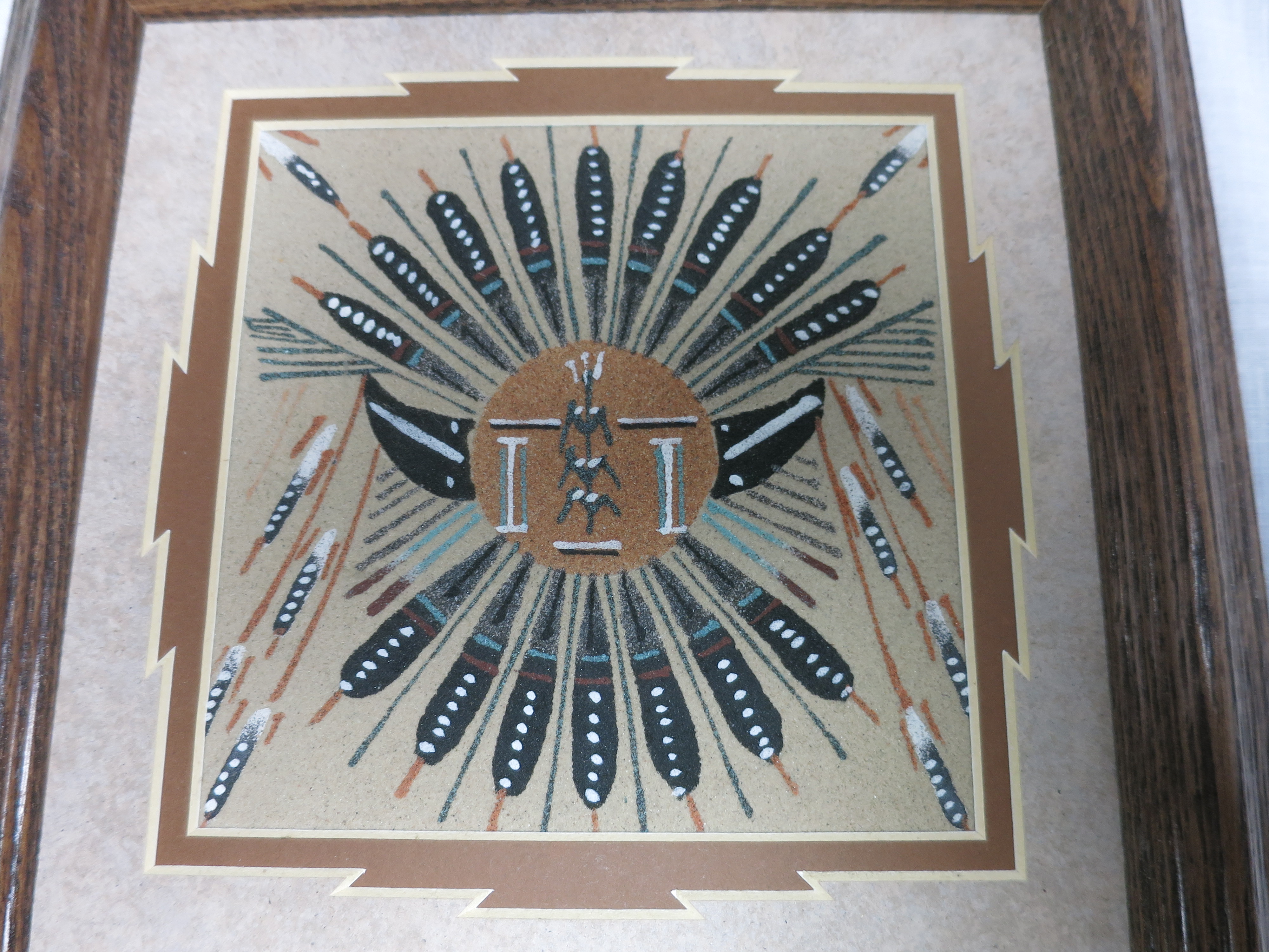 Navajo Sand Painting Artist Diane Thomas Sun Eagle