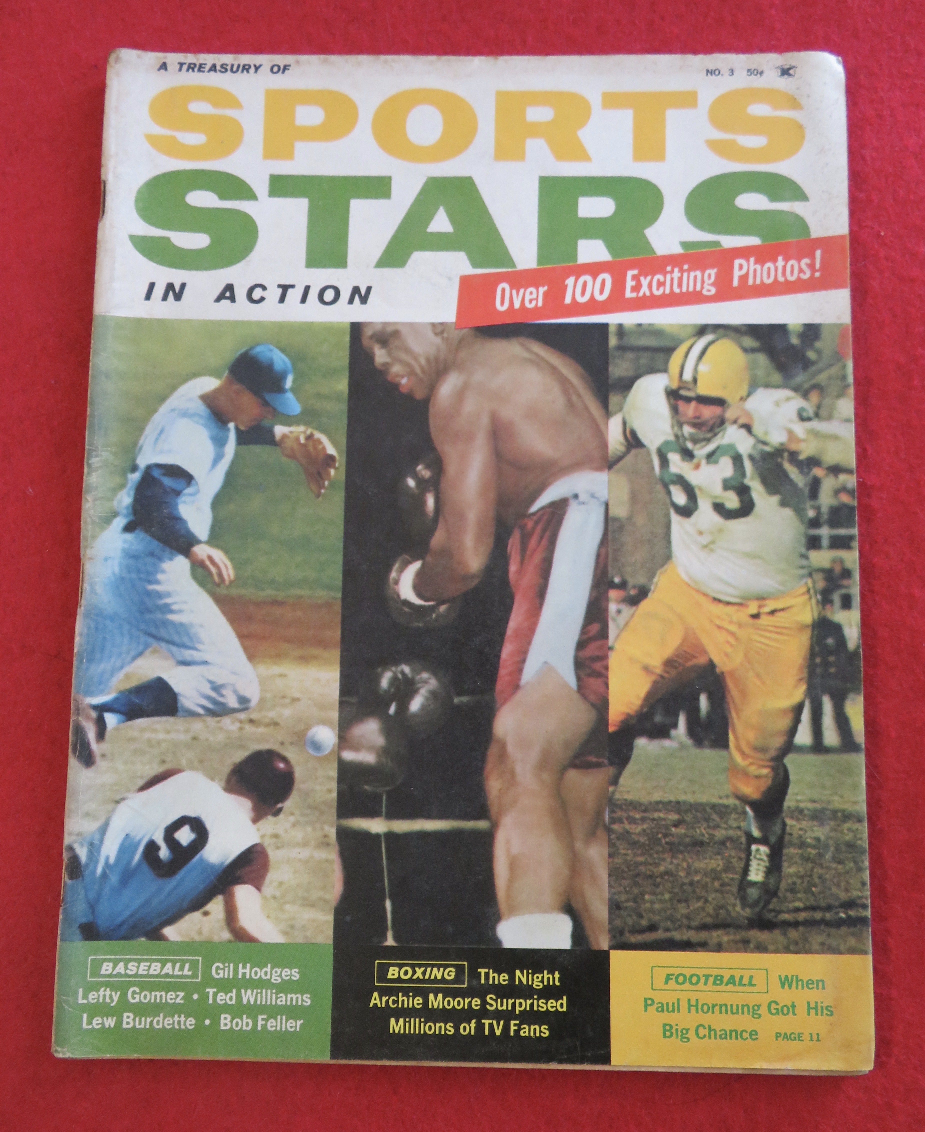 Sports Stars In Action 1962 Gil Hodges/Paul Hornung