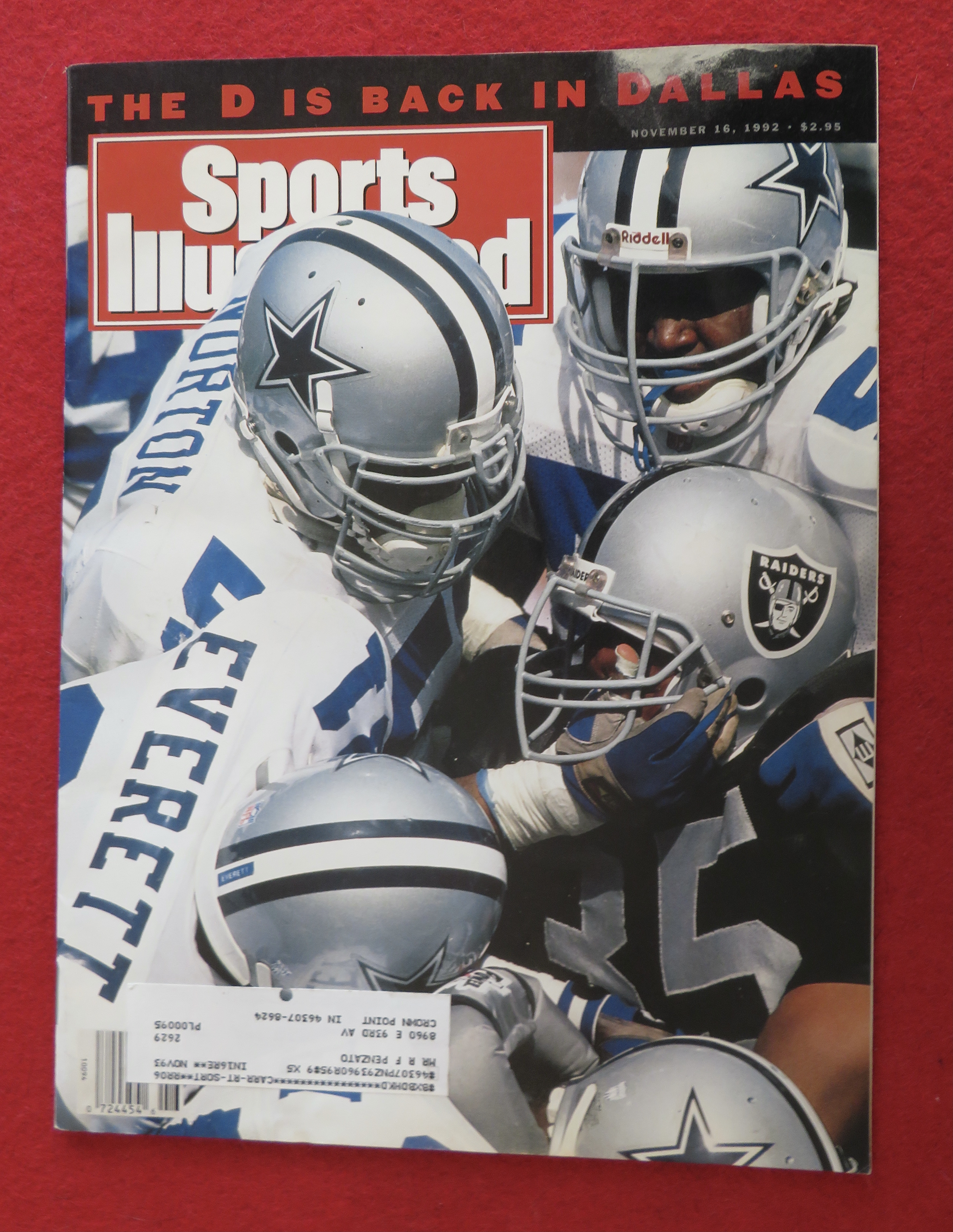 Sports Illustrated Magazine November 16, 1992 Dallas