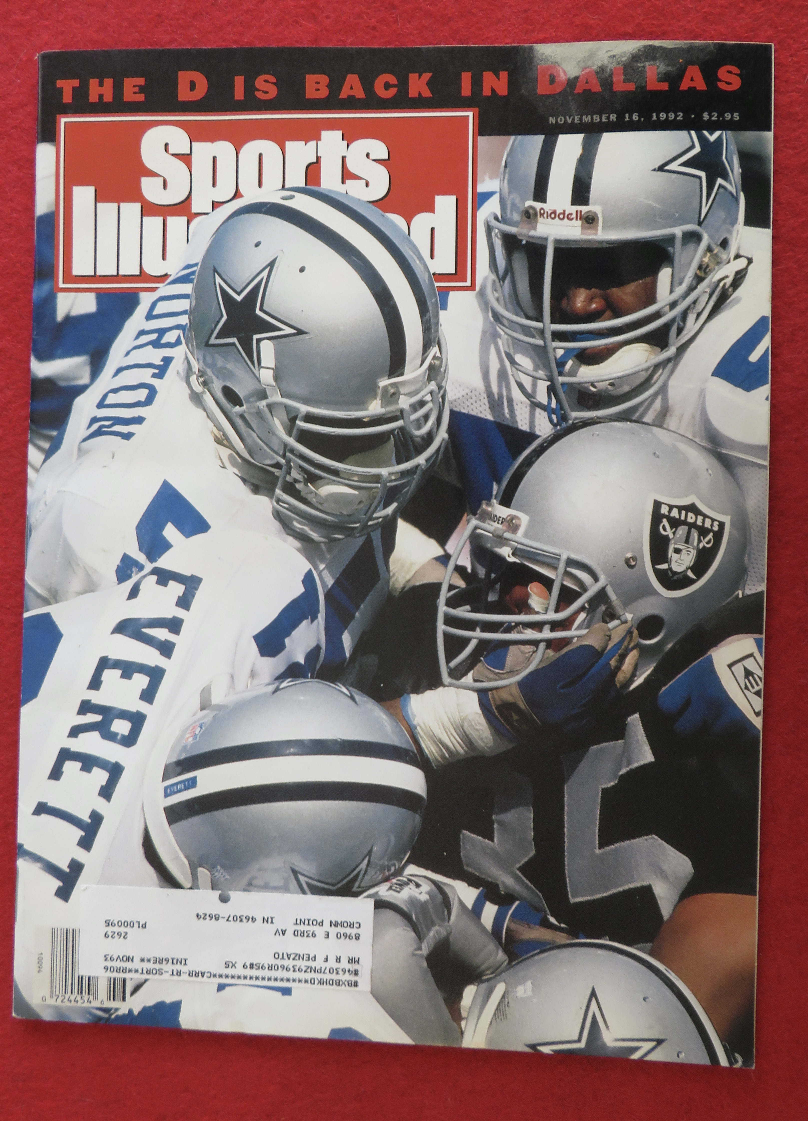 Sports Illustrated Magazine November 16, 1992 Dallas