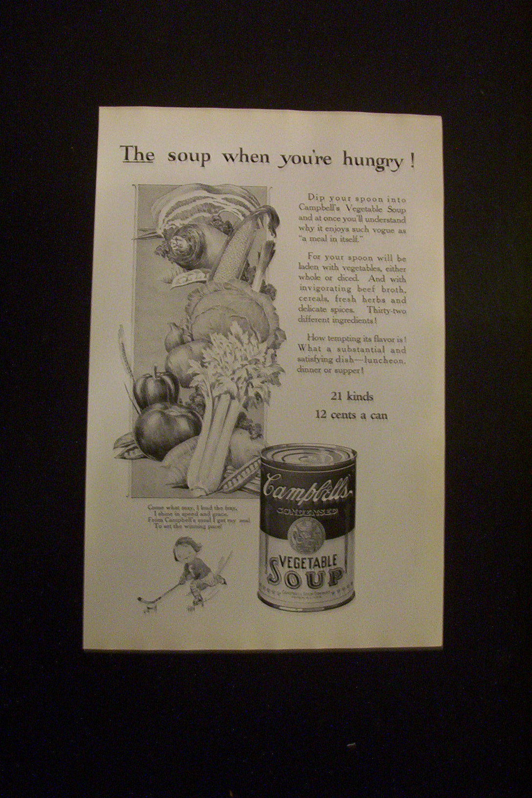 1925 Dual Ad: Campbell's Soup & American Telephone