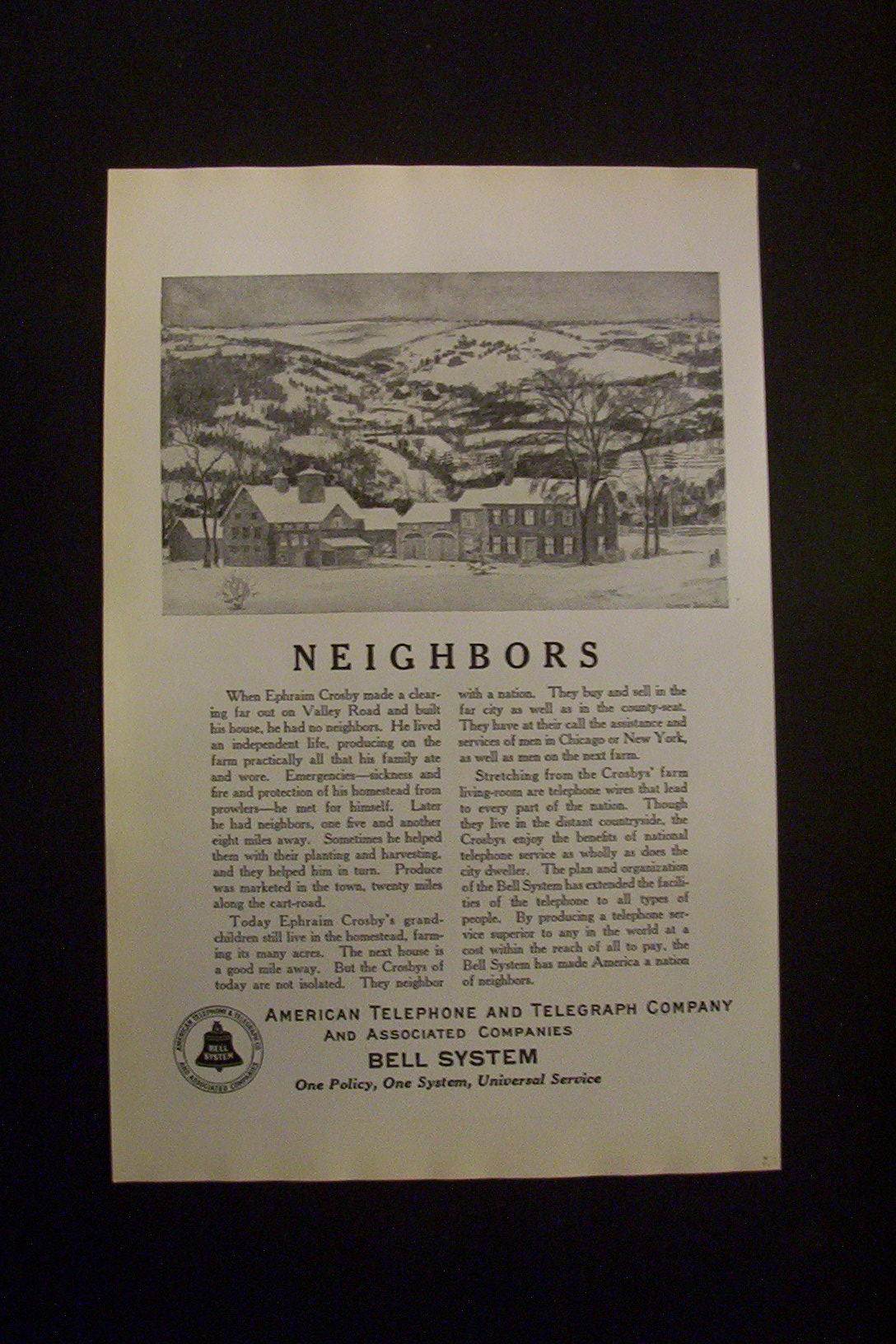 1925 Dual Ad: Campbell's Soup & American Telephone