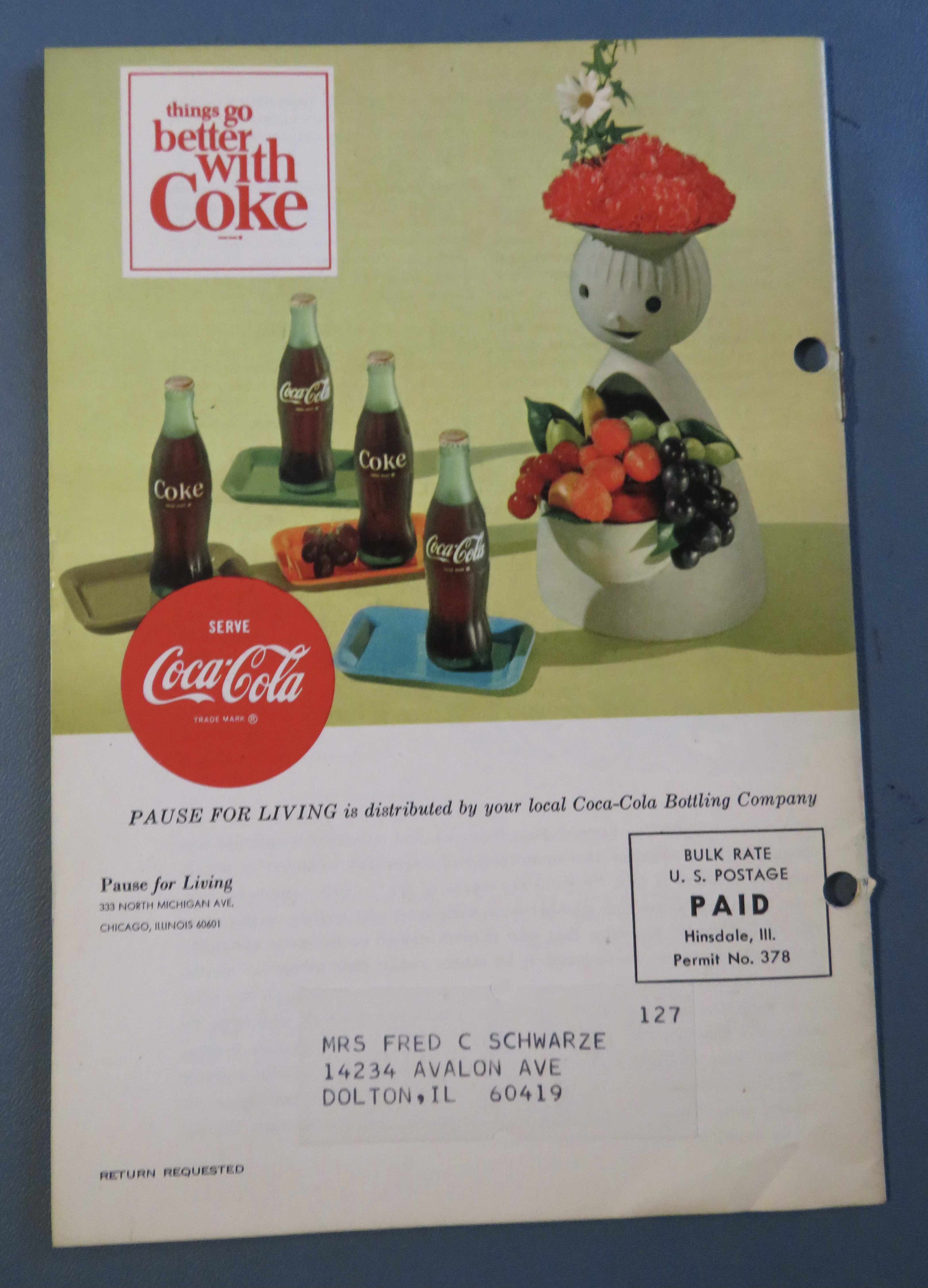 Pause For Living Magazine (Coke) Summer 1966