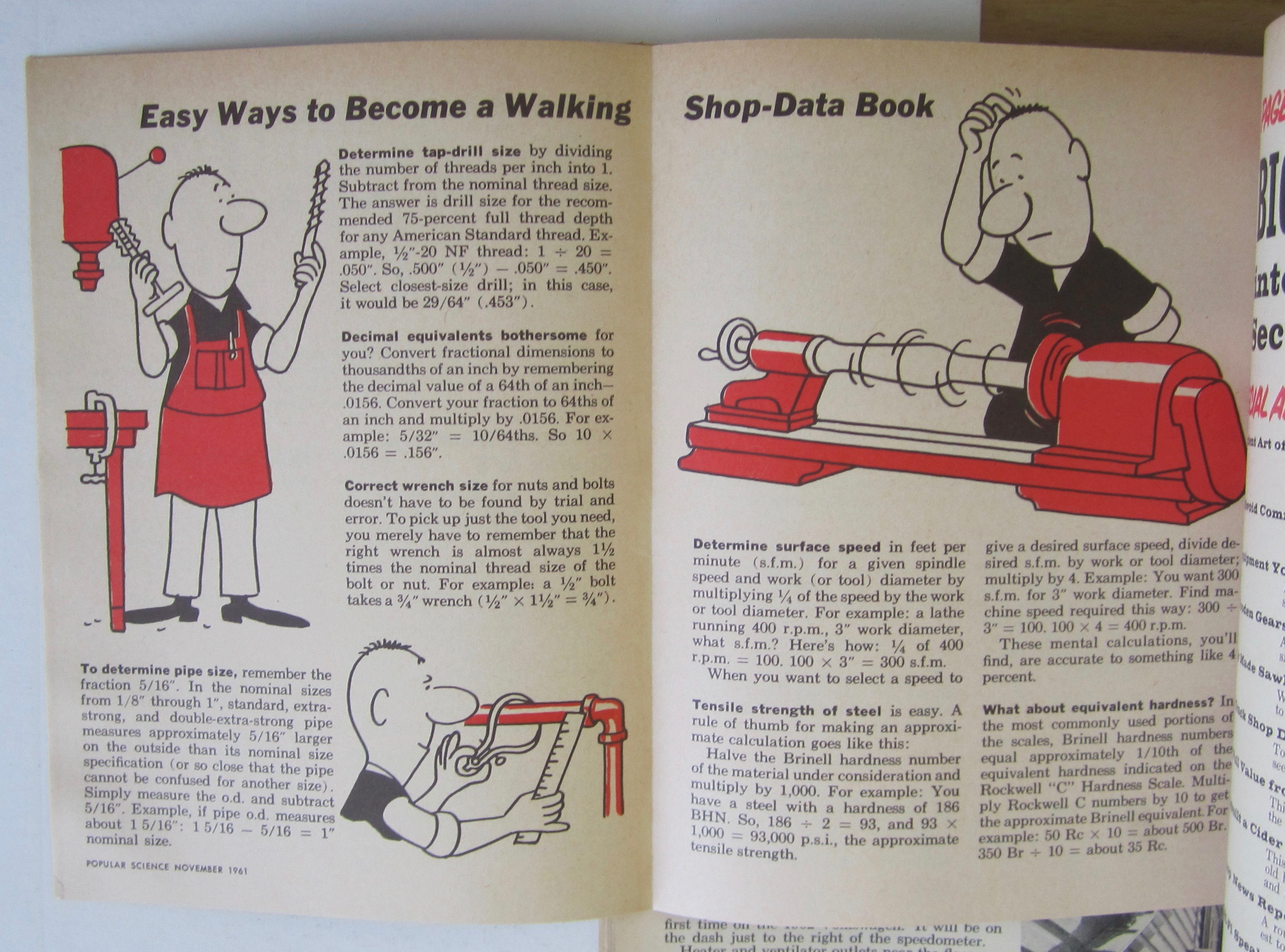 Popular Science Magazine-November 1961-Math & Memory