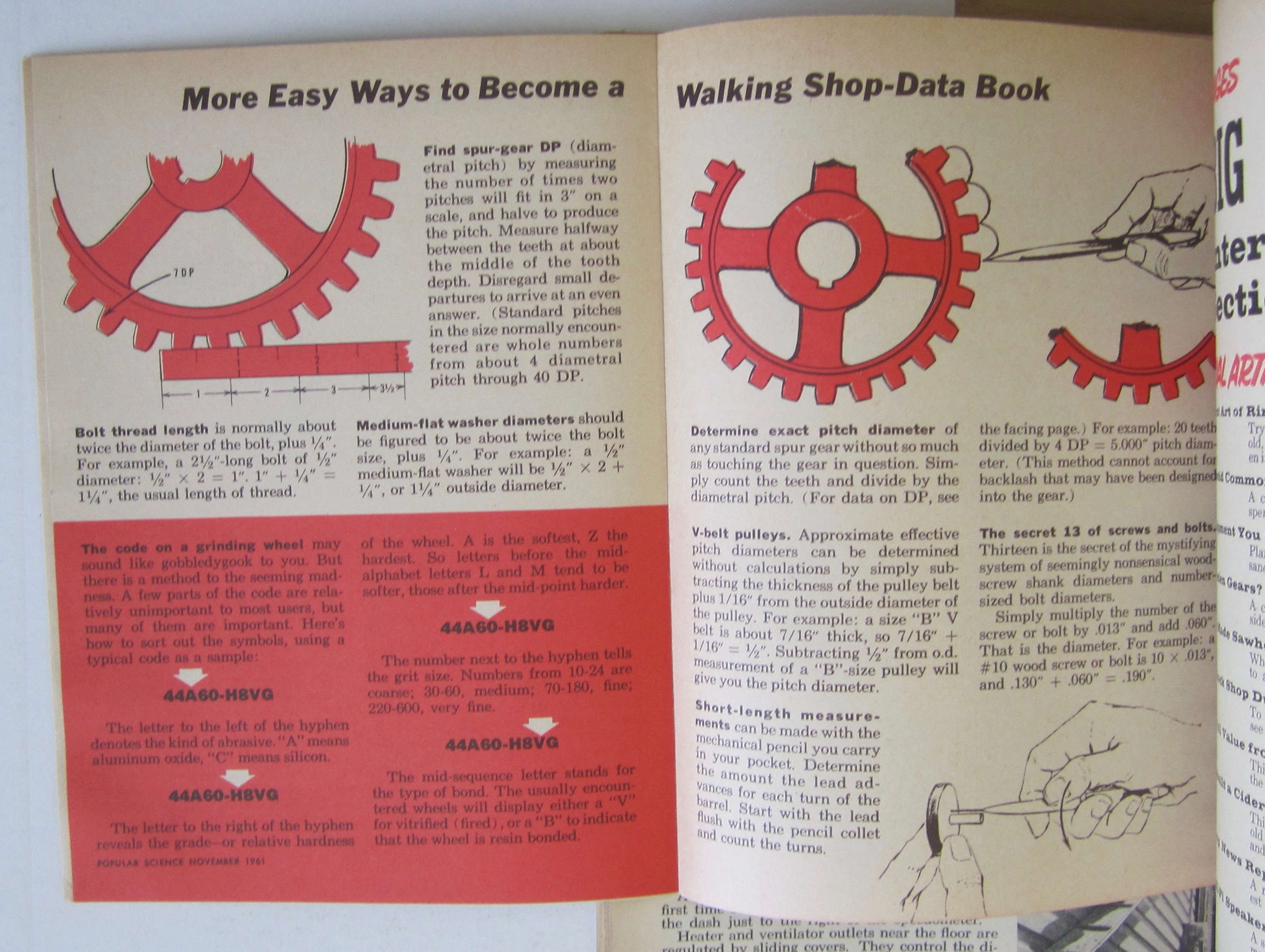 Popular Science Magazine-November 1961-Math & Memory