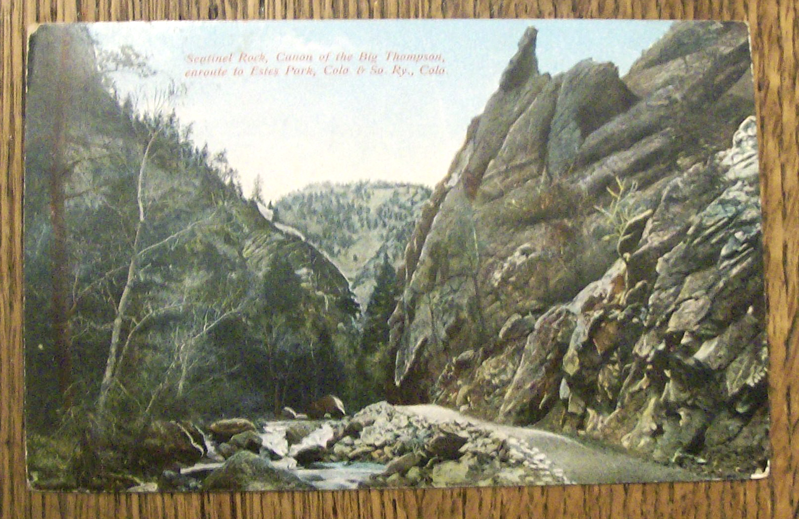 Sentinel Rock, Cannon of the Big Thompson