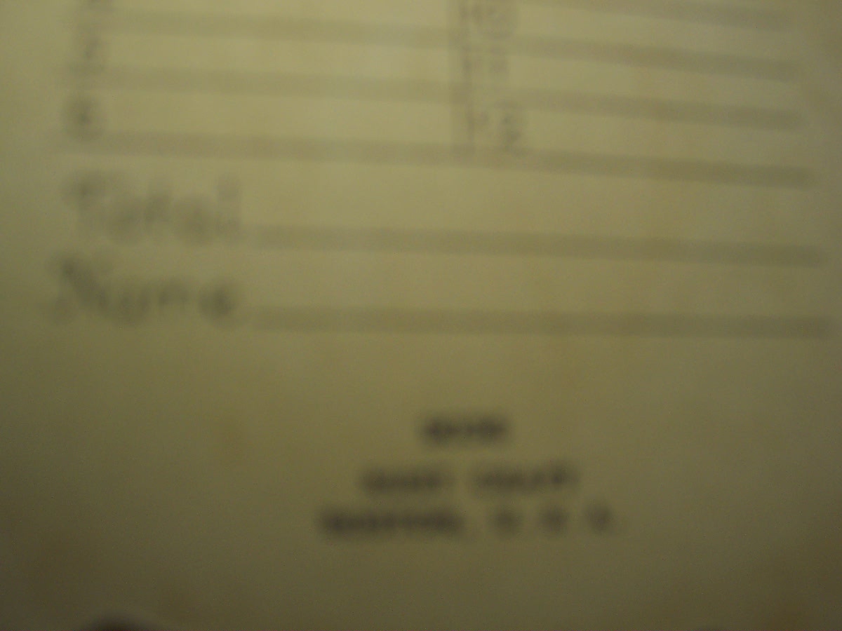 Tally Card for Cards, Couples Play