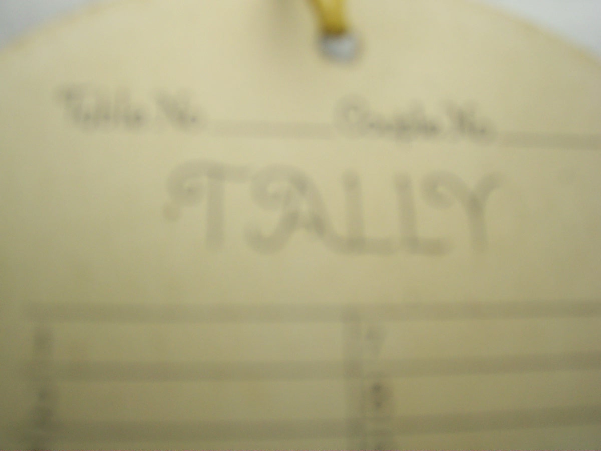 Tally Card for Cards, Couples Play