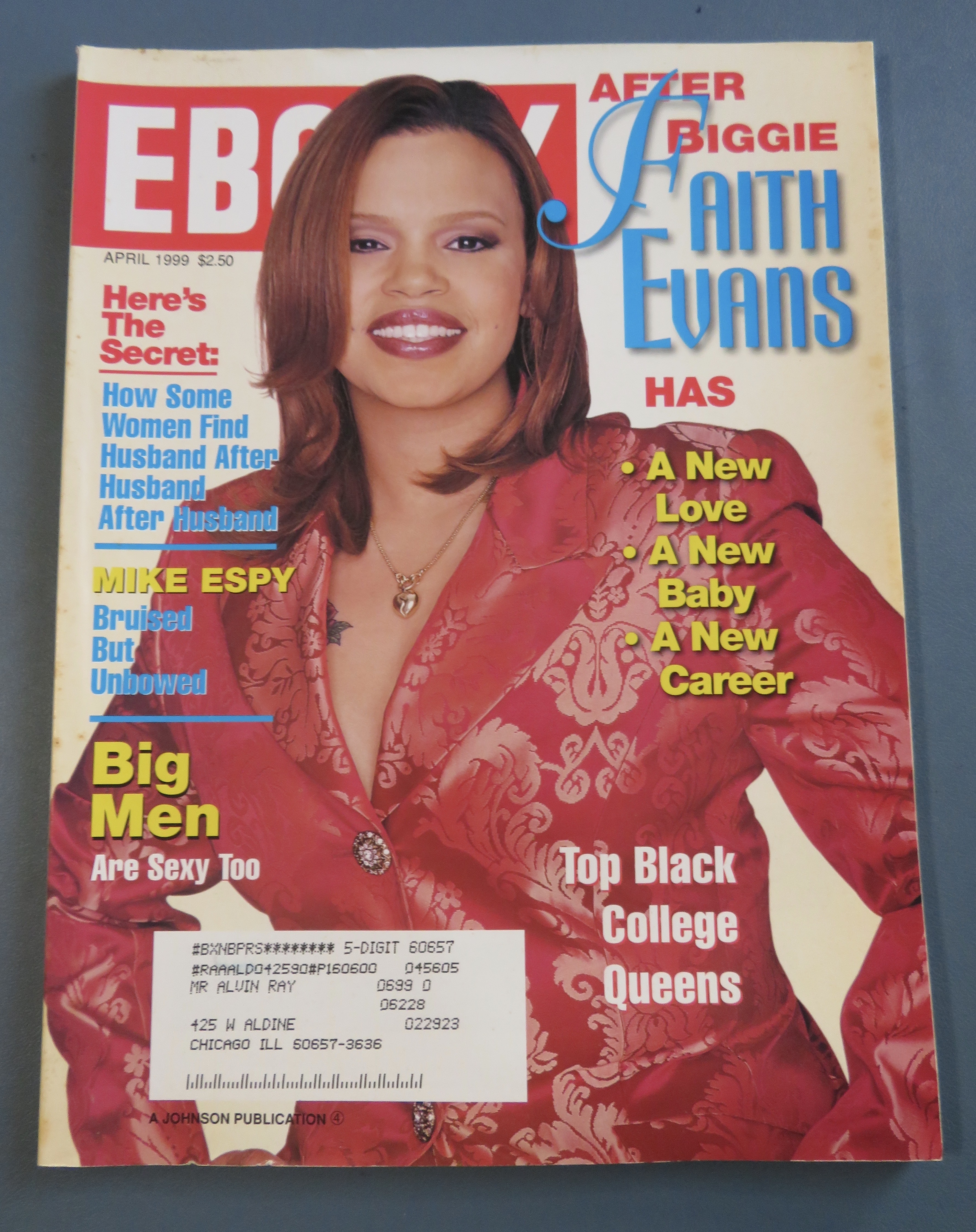 Ebony Magazine - April 1999 - Faith Evans