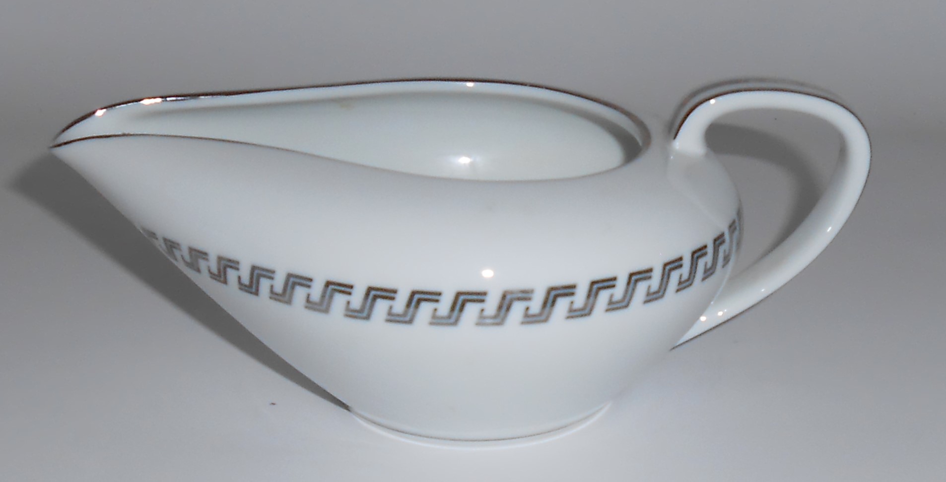 Noritake Porcelain China 5945 Sylvina Platinum Creamer