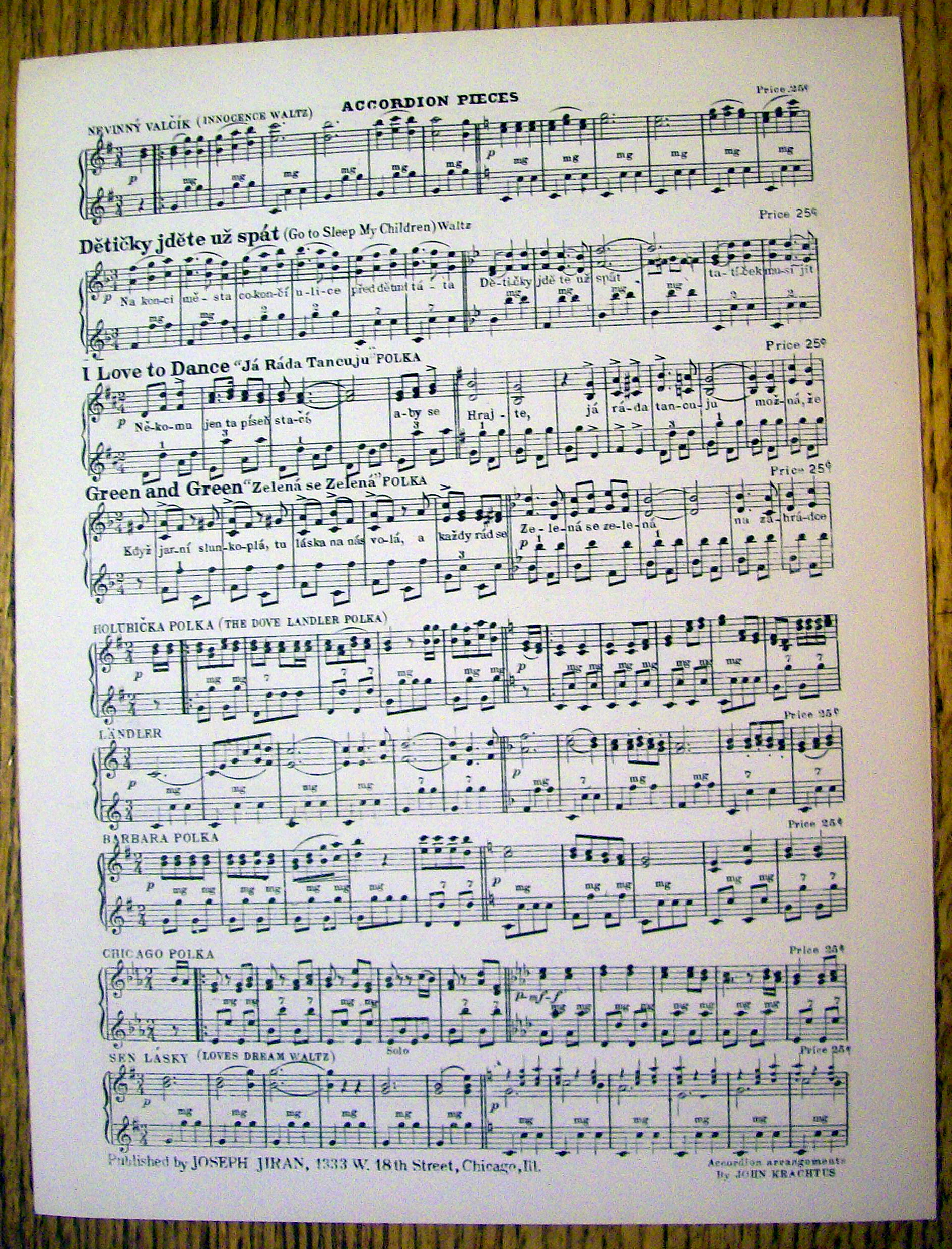 1938 Musicians Come And Play Polka By Zelina Bros