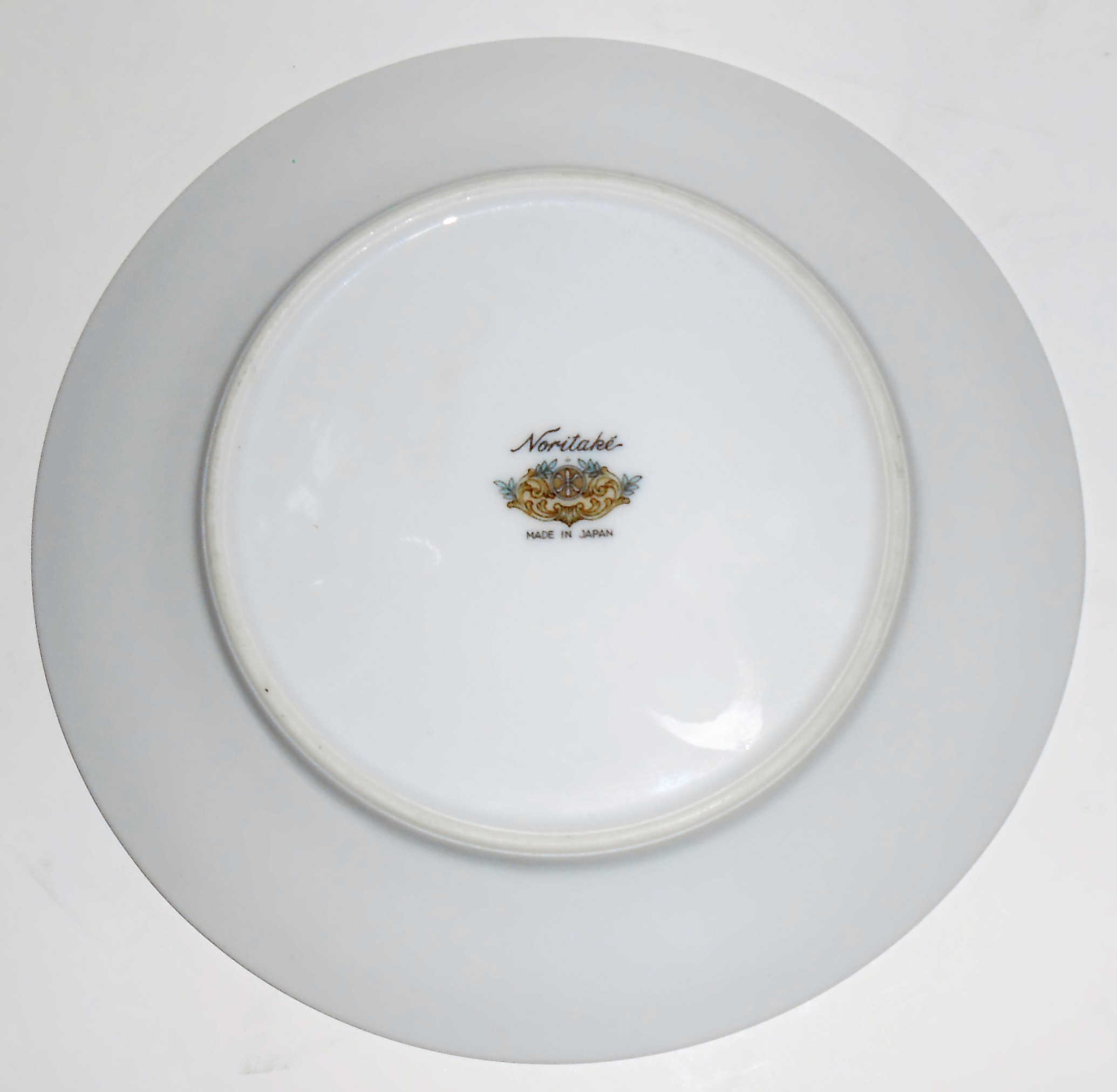 Noritake China White Rose w/Gold Mystery 14 Bread Plate