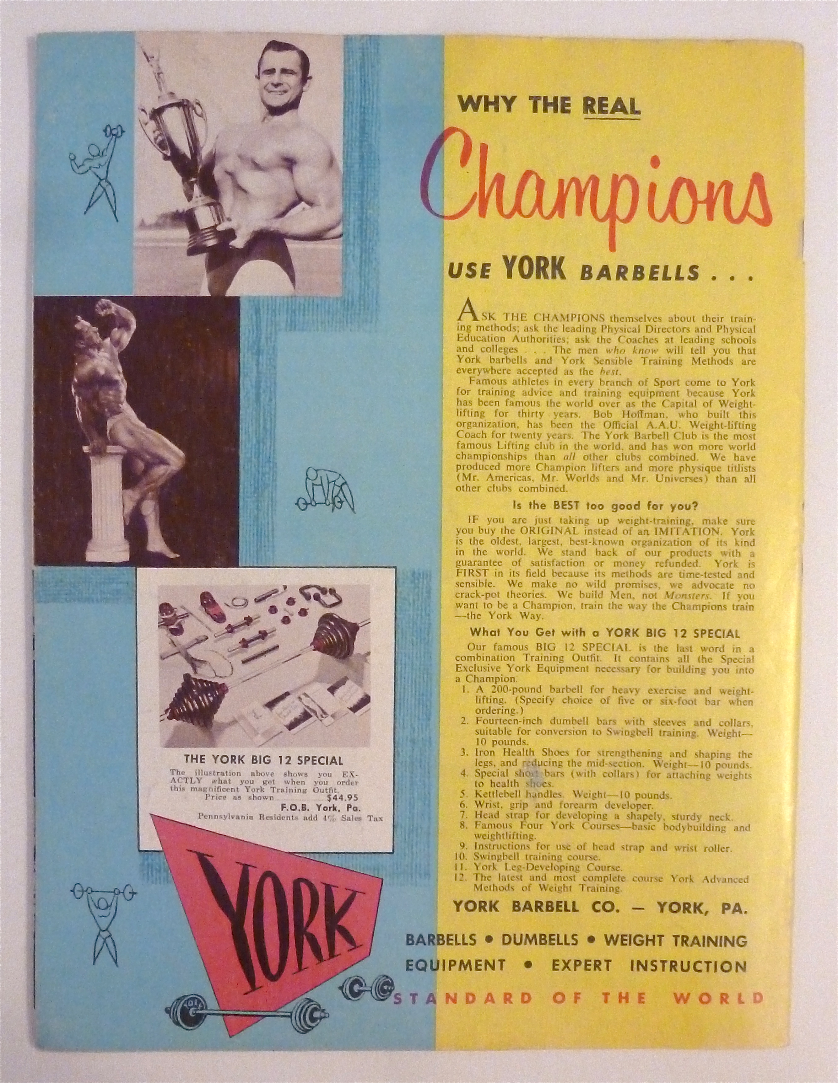 Strength & Health December 1961 Woodhouse & Johnson