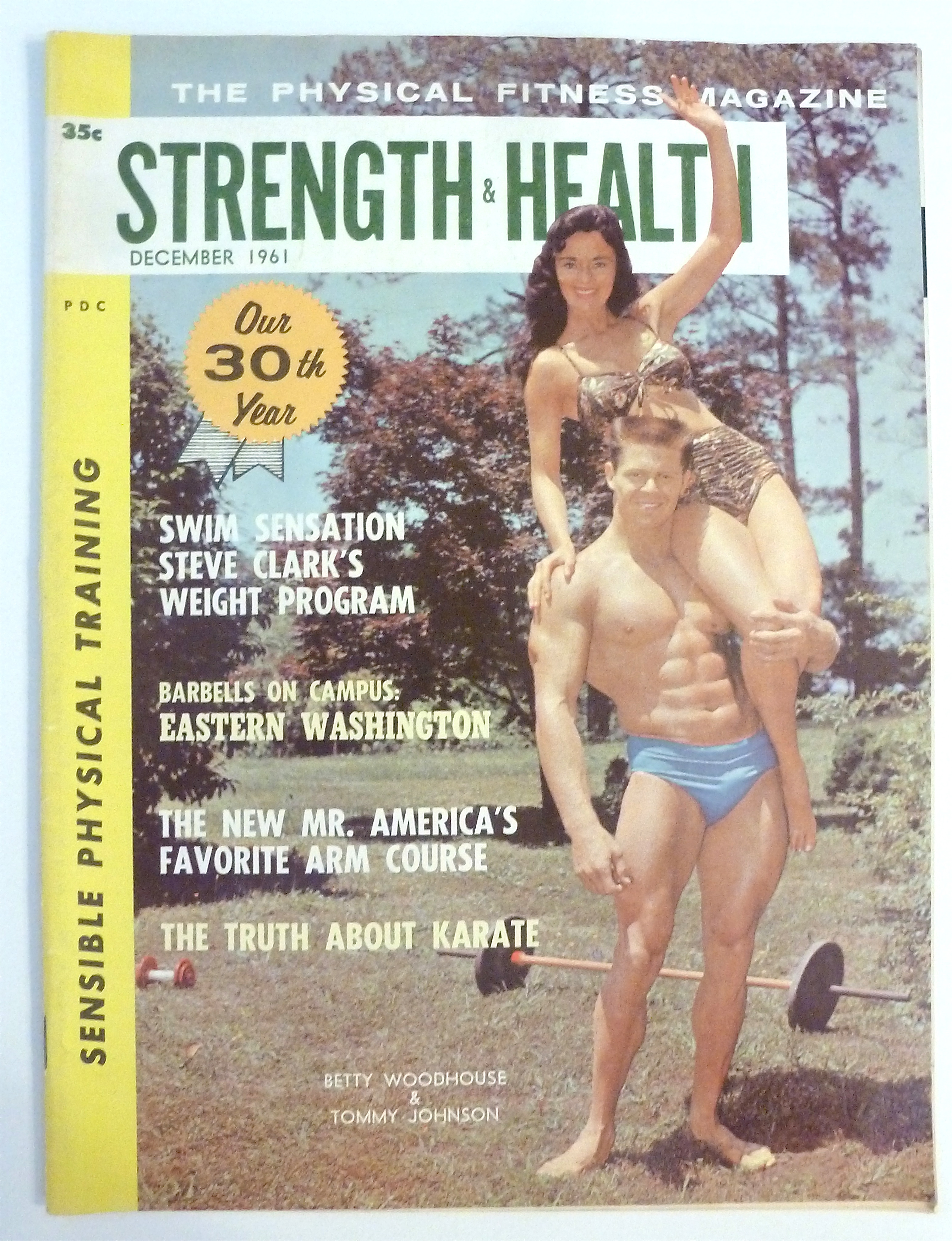 Strength & Health December 1961 Woodhouse & Johnson