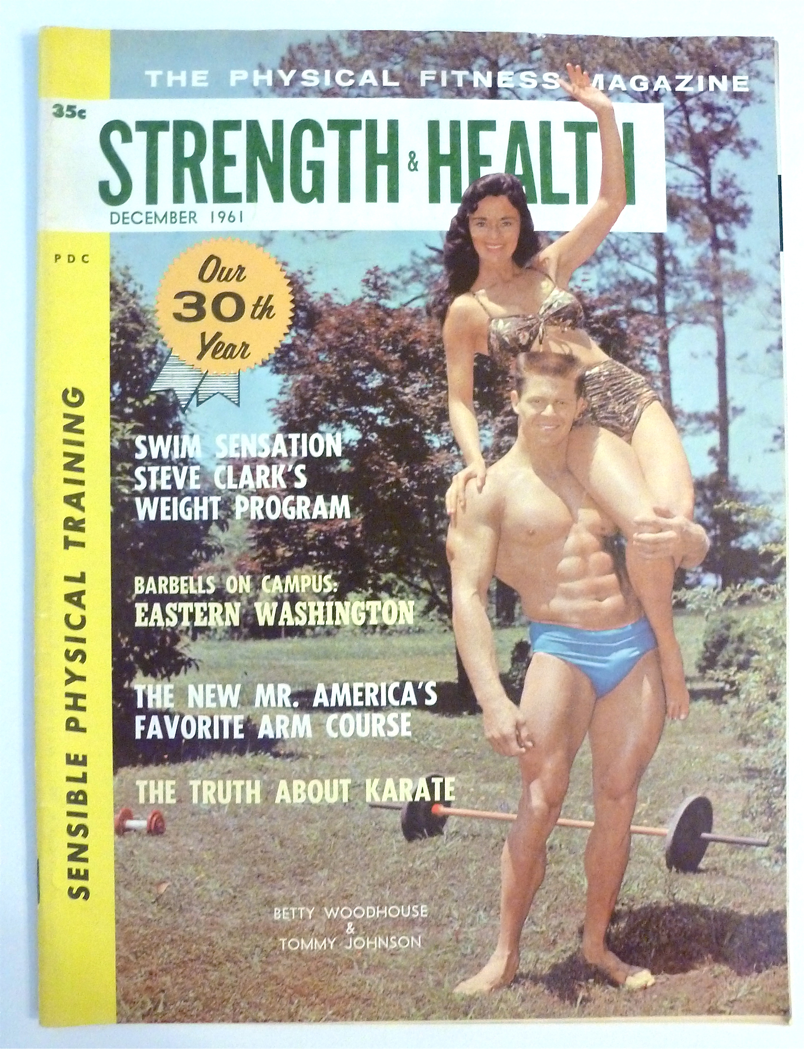 Strength & Health December 1961 Woodhouse & Johnson