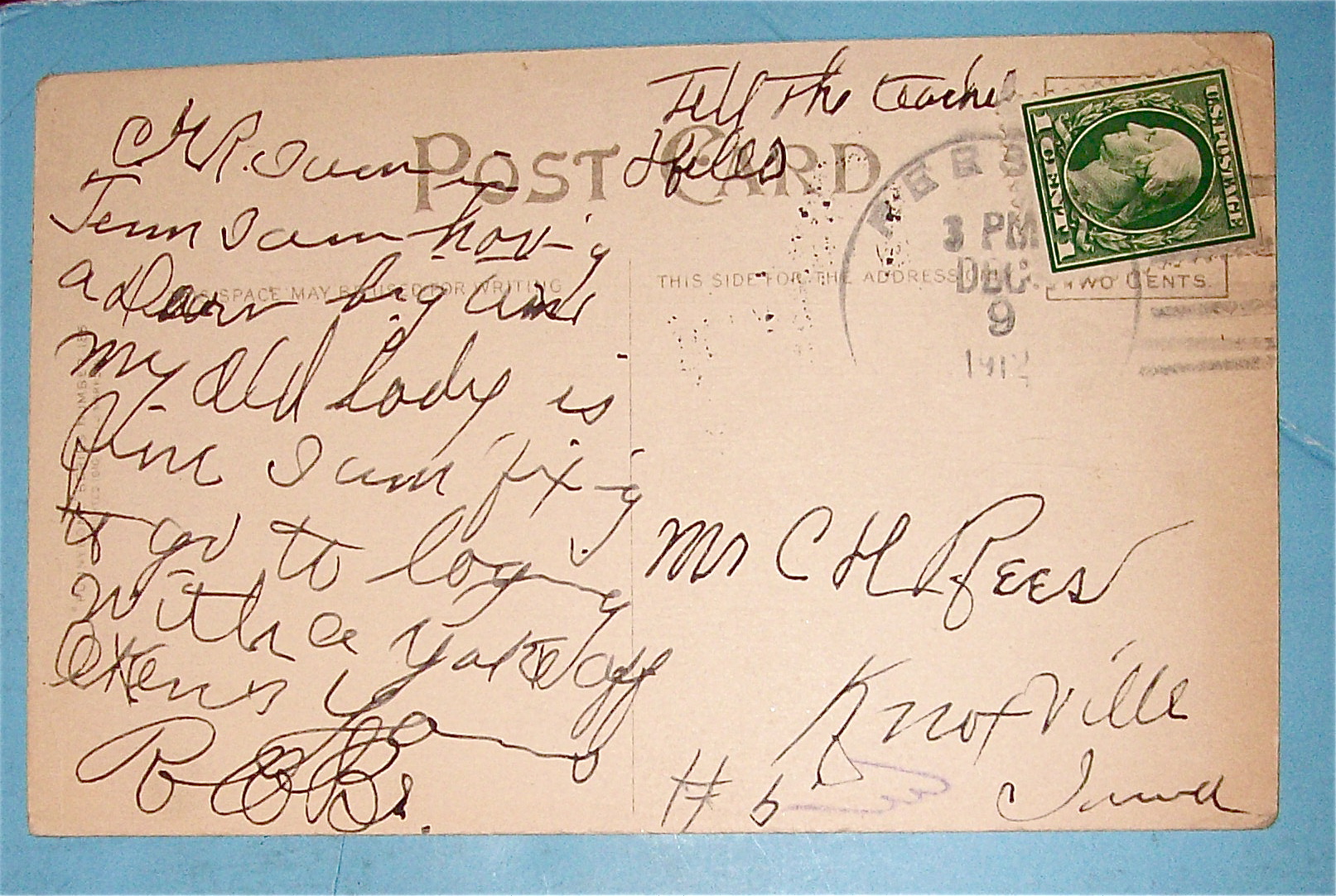 Scrap Iron Postcard (Boxing Iron)