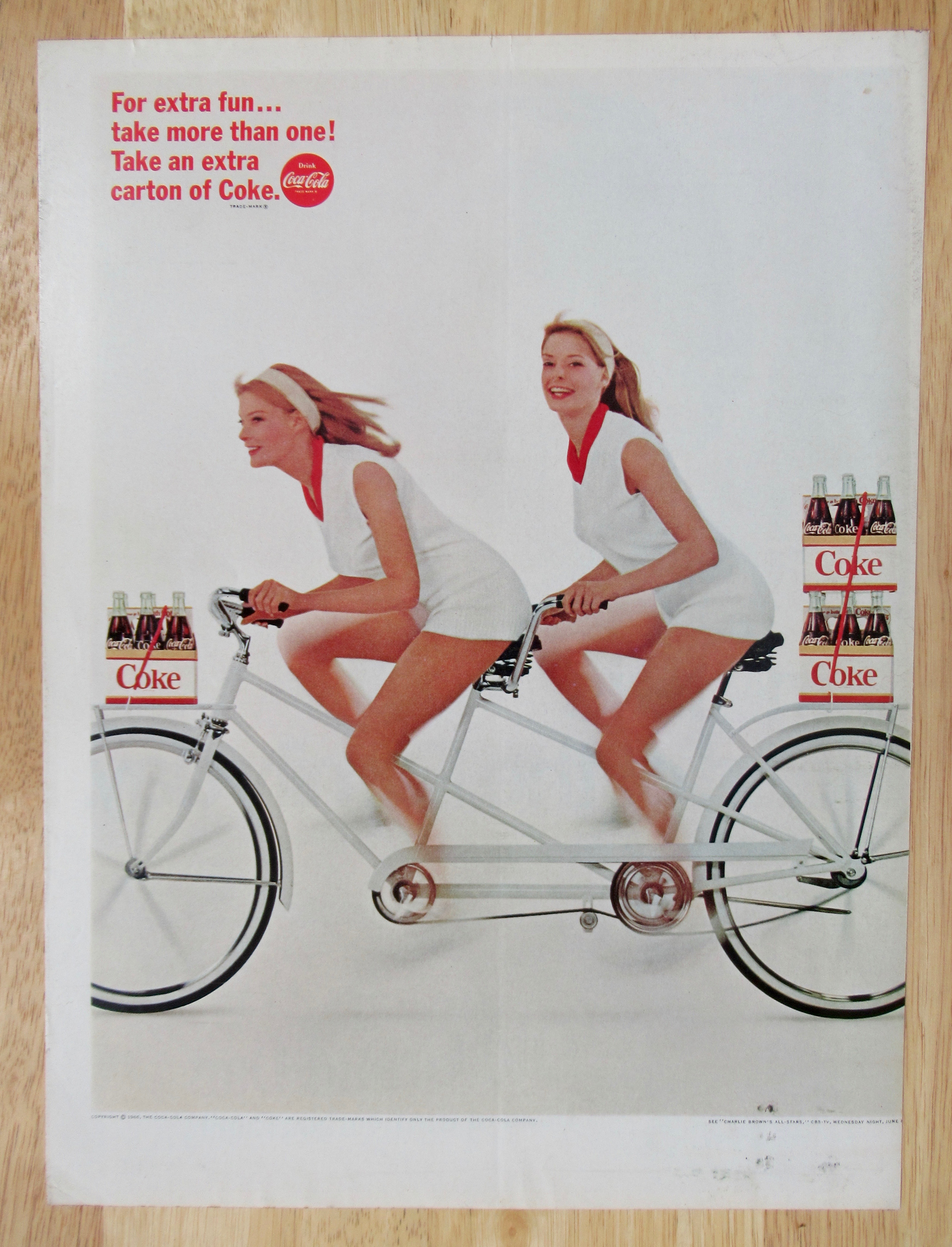 1966 Coca Cola (Coke) w/Women Enjoying A Coke