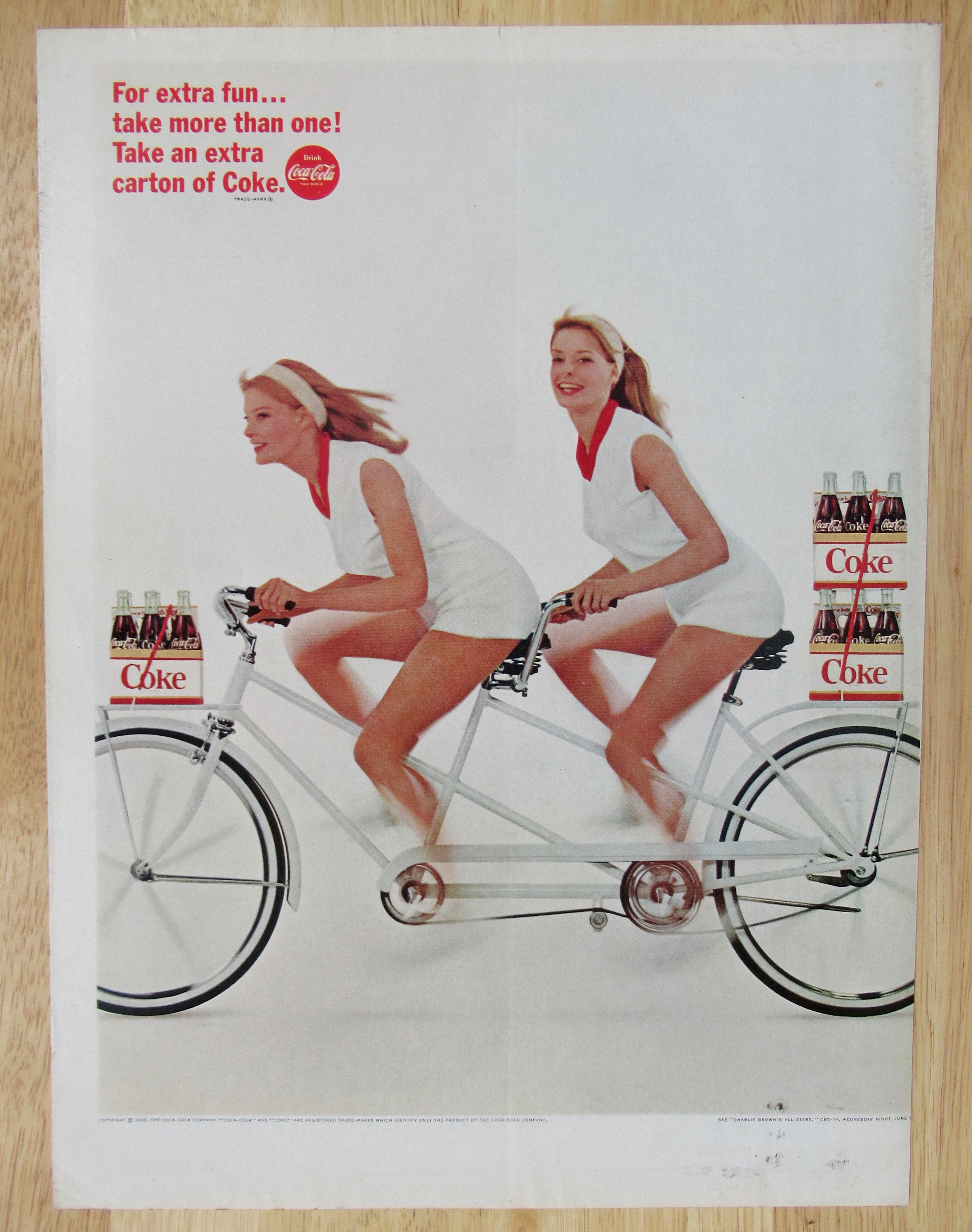 1966 Coca Cola (Coke) w/Women Enjoying A Coke