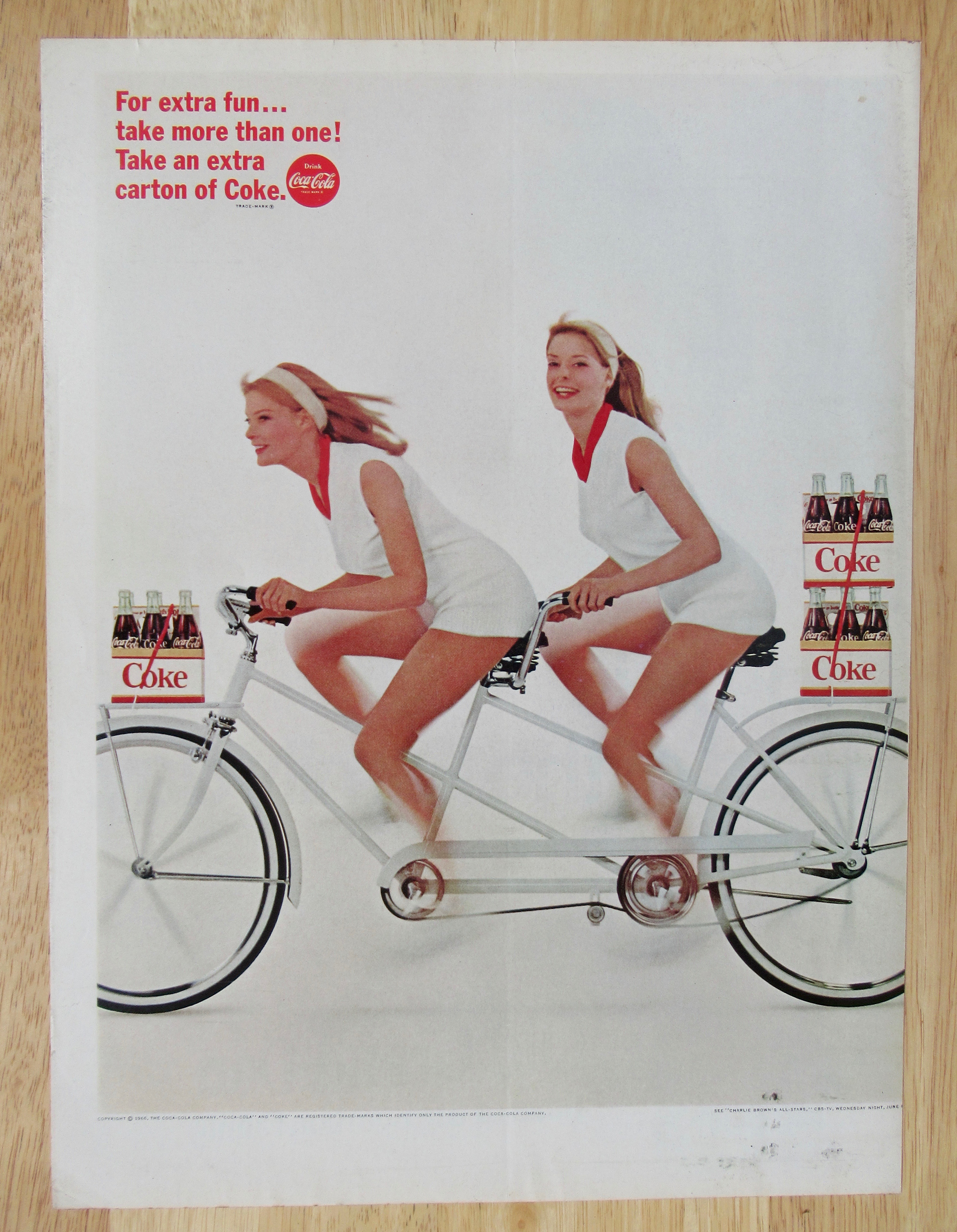 1966 Coca Cola (Coke) w/Women Enjoying A Coke