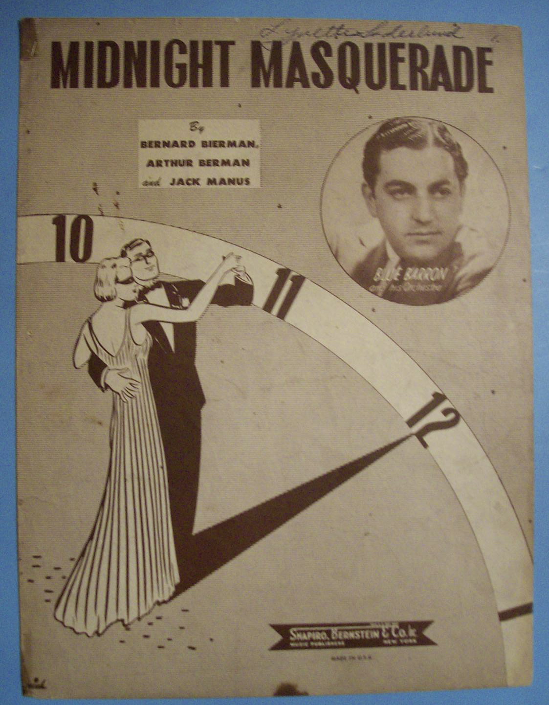 1946 Midnight Masquerade By Berman, Manus & Bierman