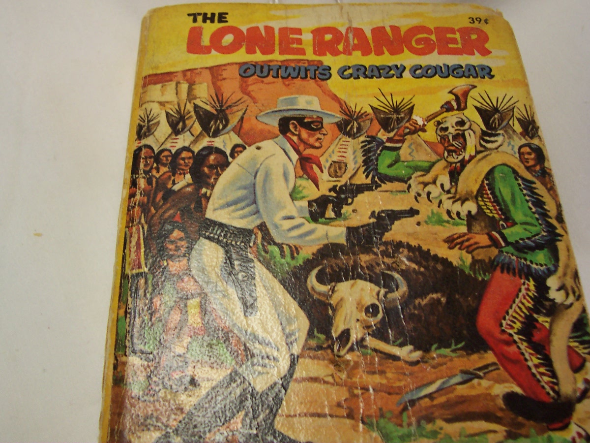 Lone Ranger Outwits Crazy Cougar Big Little Book 1968