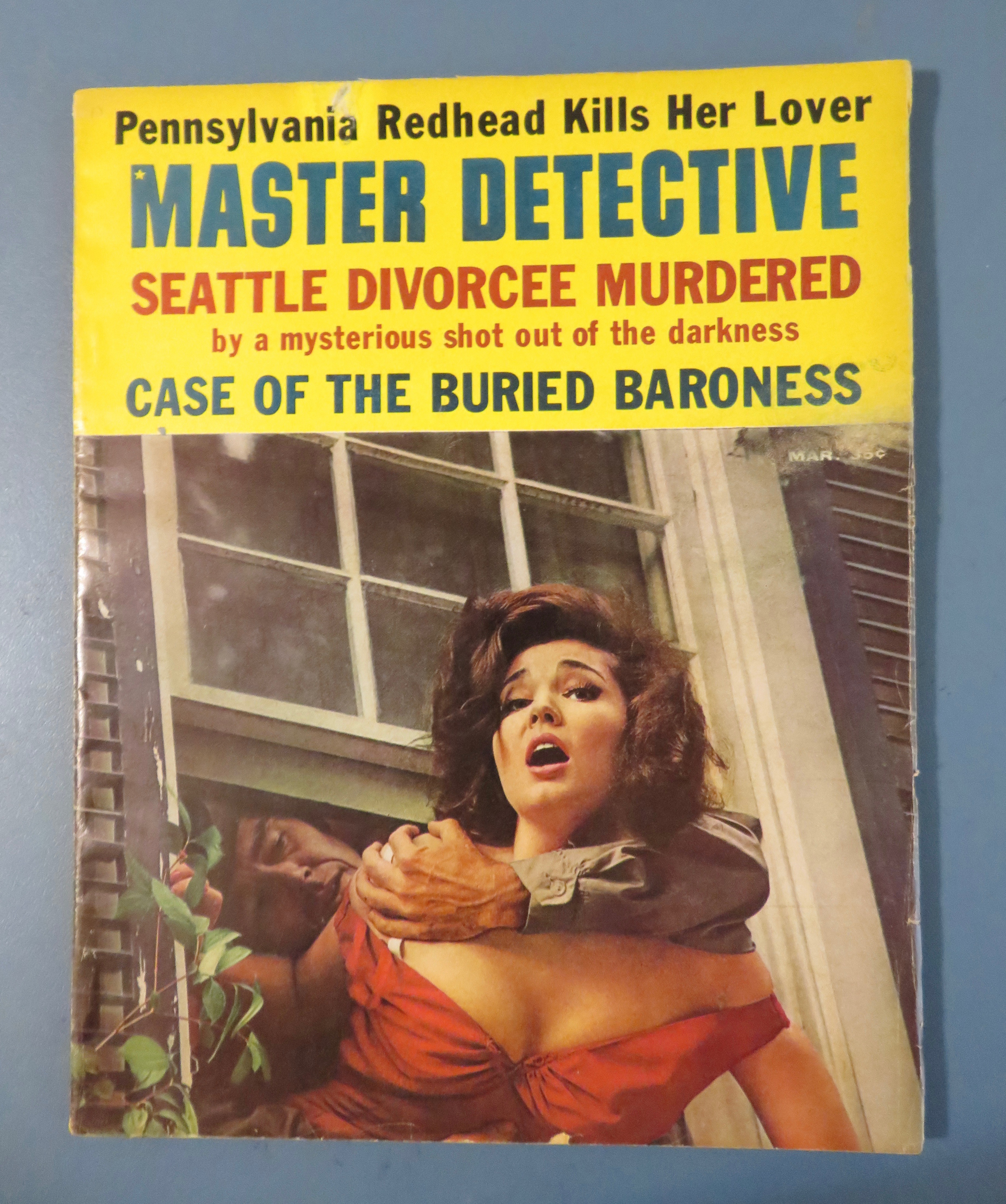 Master Detective Magazine March 1964 Buried Baroness